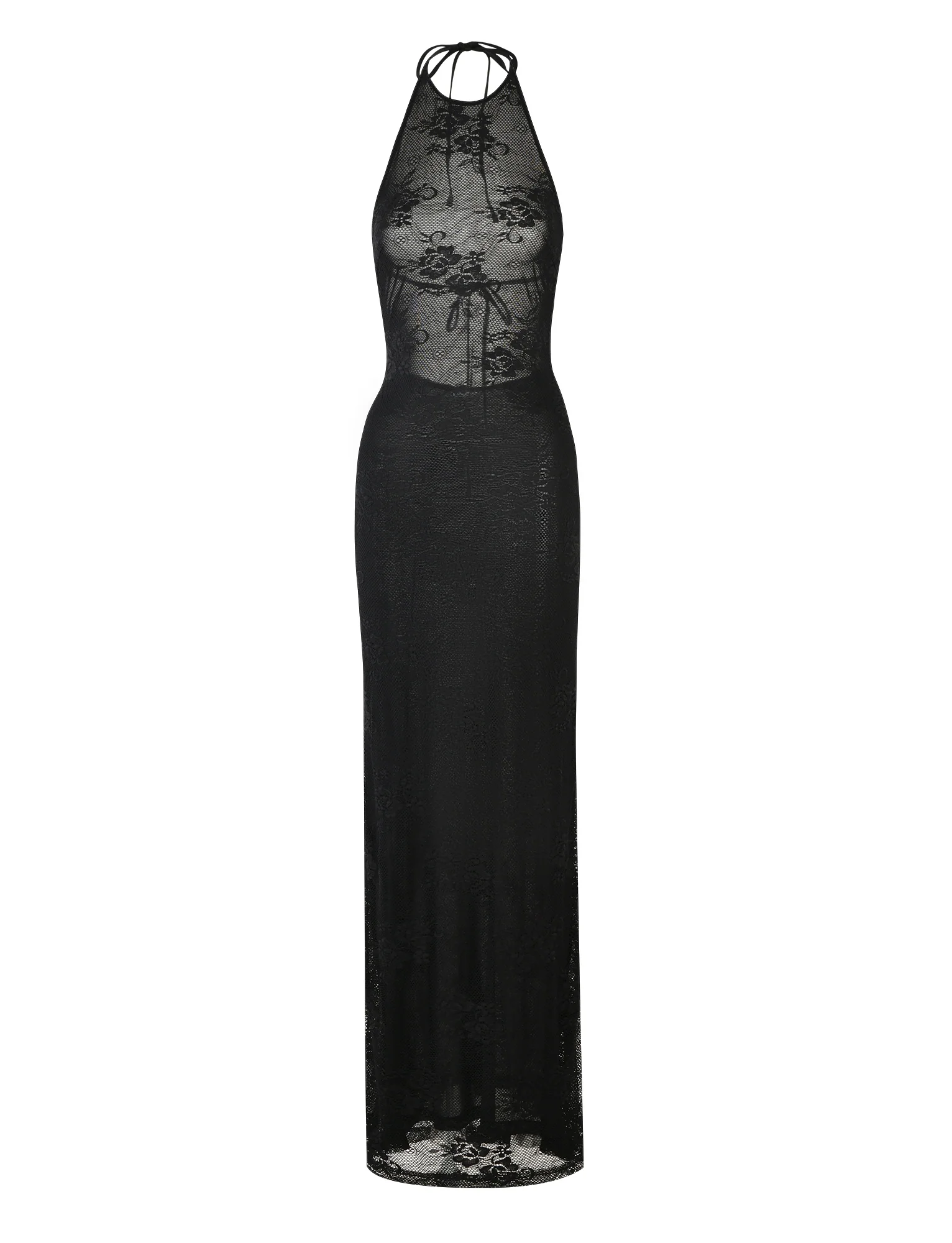 LUCIA DRESS - BLACK : LACE