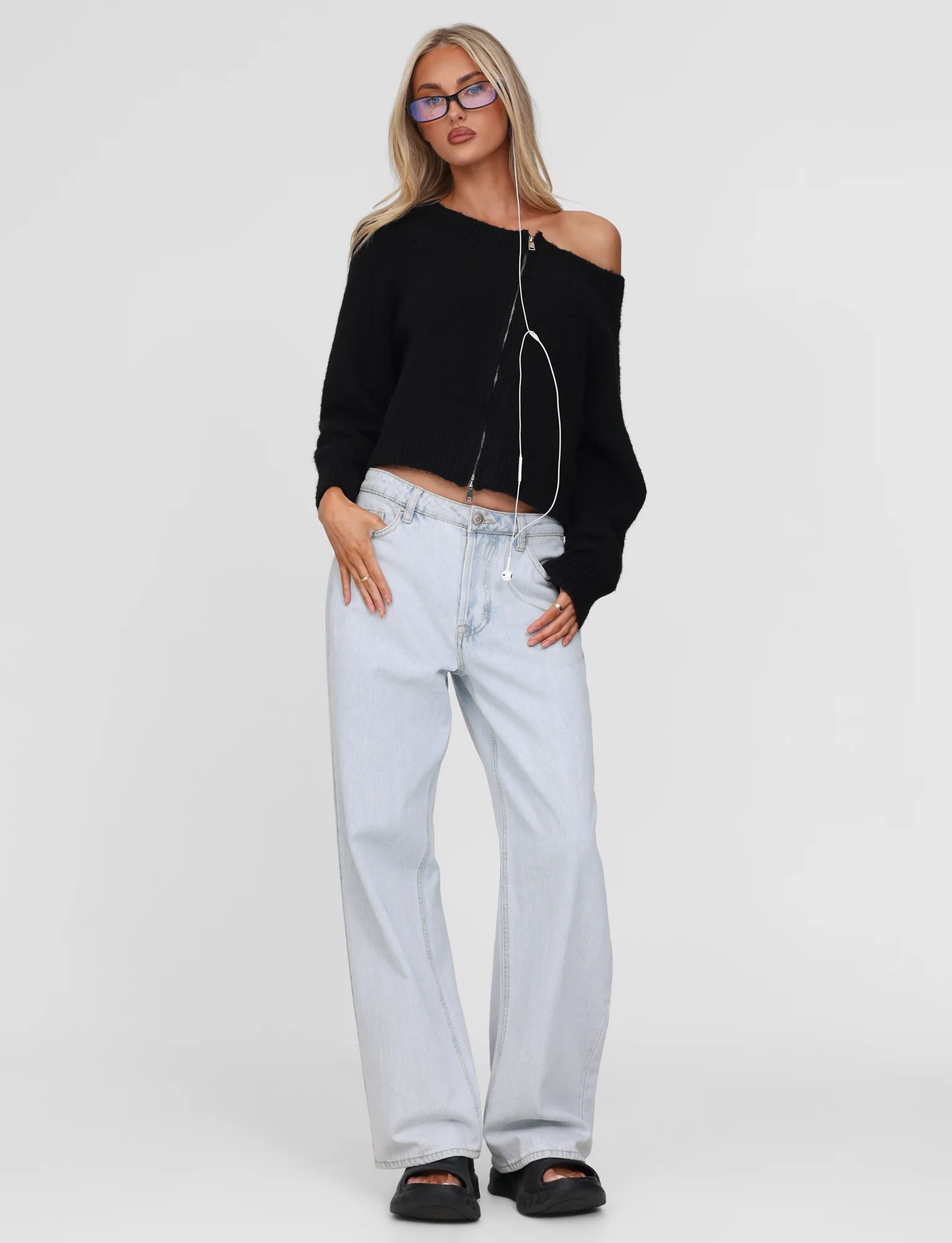 LUNETTE JUMPER  - BLACK