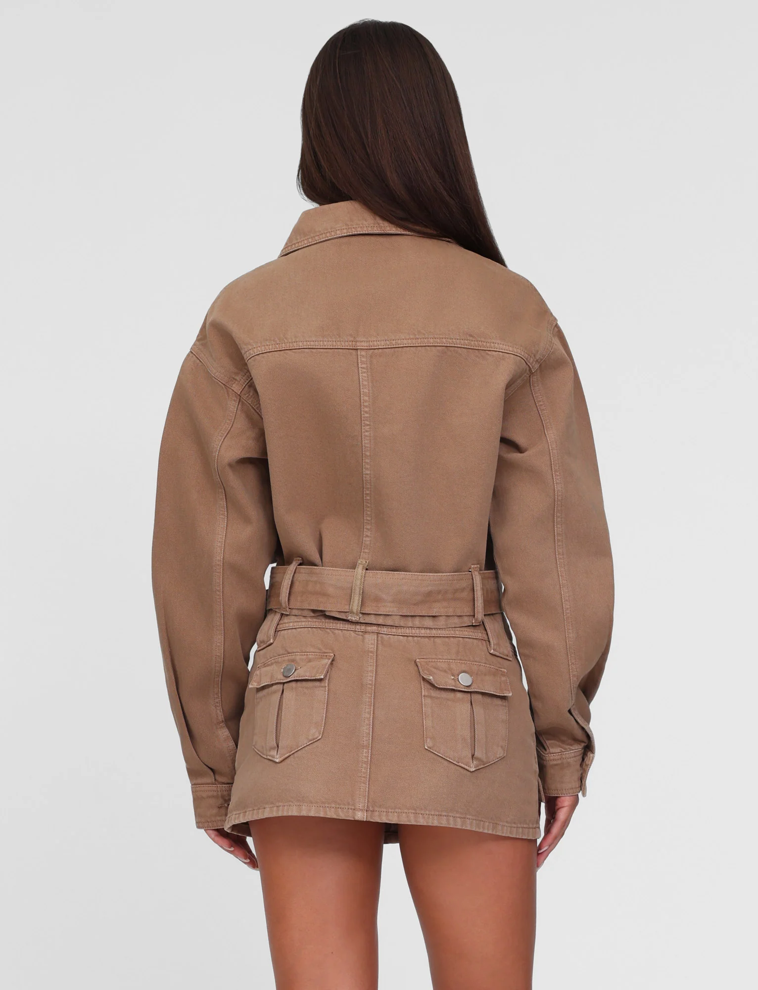 ZELIE MINI SKORT - NEUTRAL : SANDBLAST : WASHED TAN