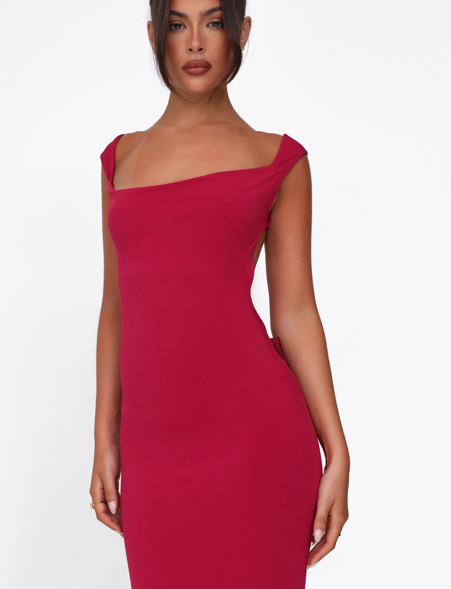 ZITA DRESS - RED : SALSA : DEEP RED