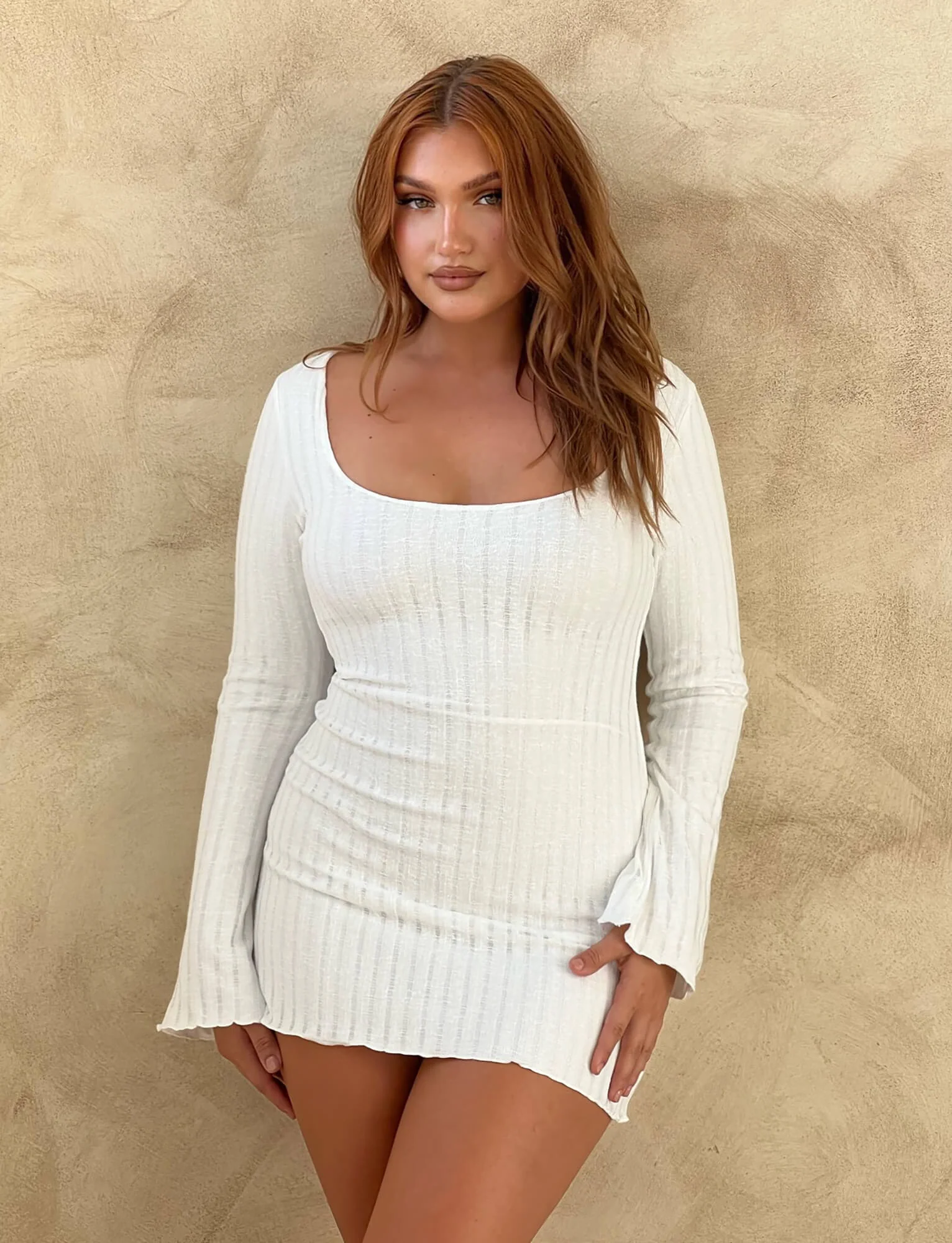 BRENDEN DRESS - NEUTRAL