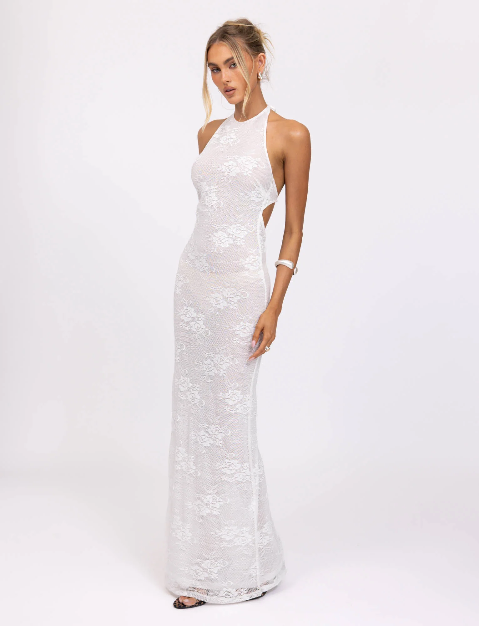 LUCIA DRESS - WHITE : LACE