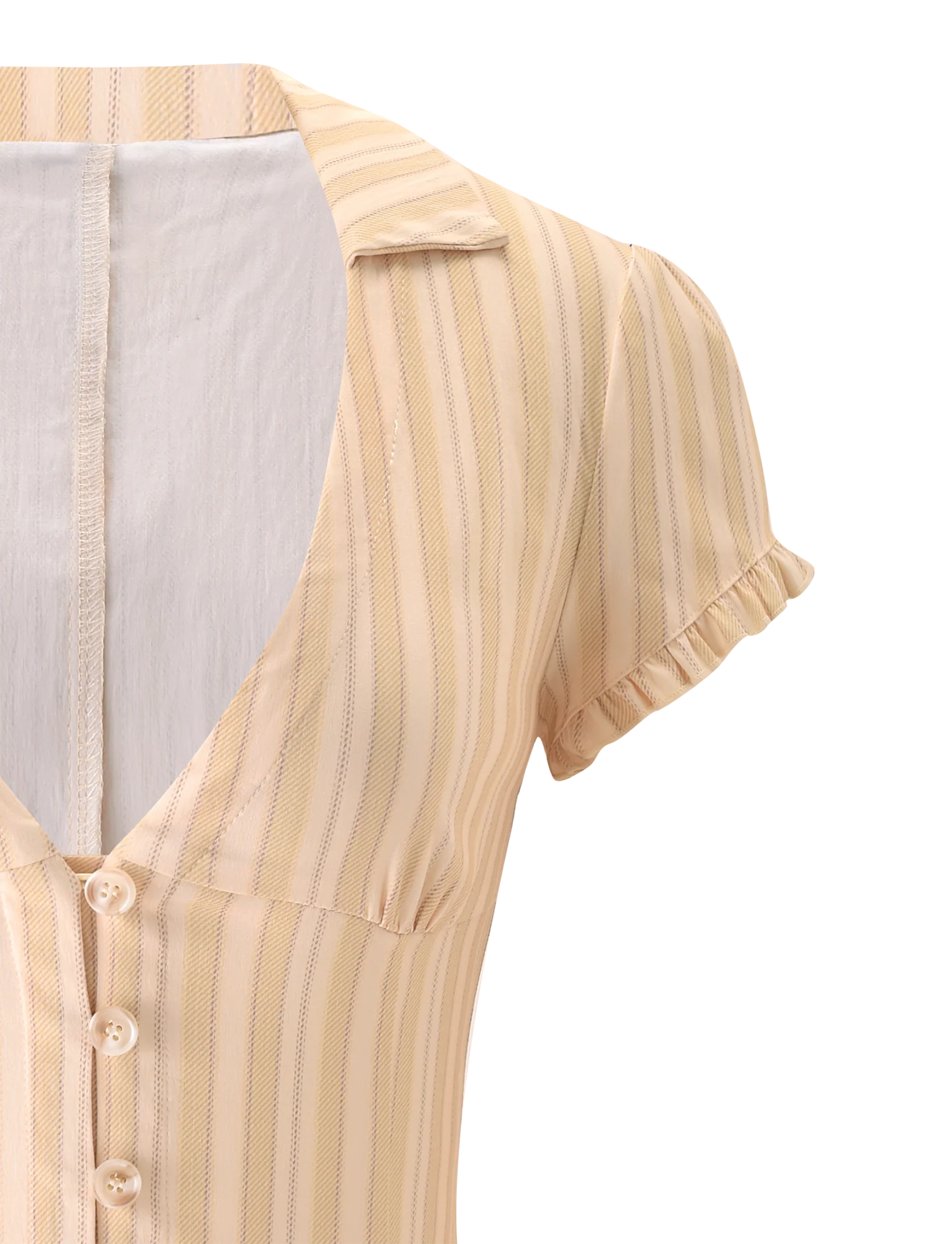 KITTIE SHIRT - YELLOW STRIPE