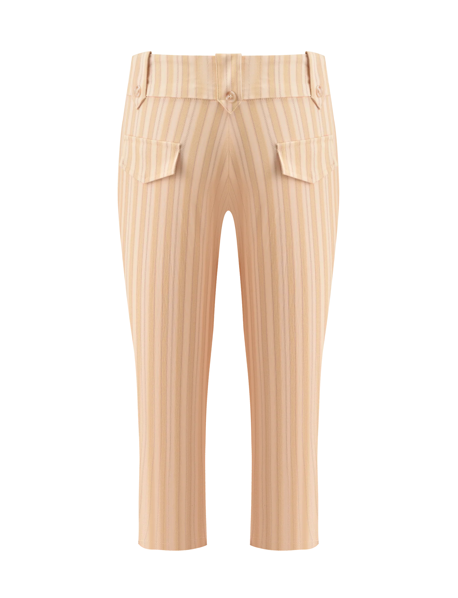 KITTIE CAPRI - YELLOW STRIPE