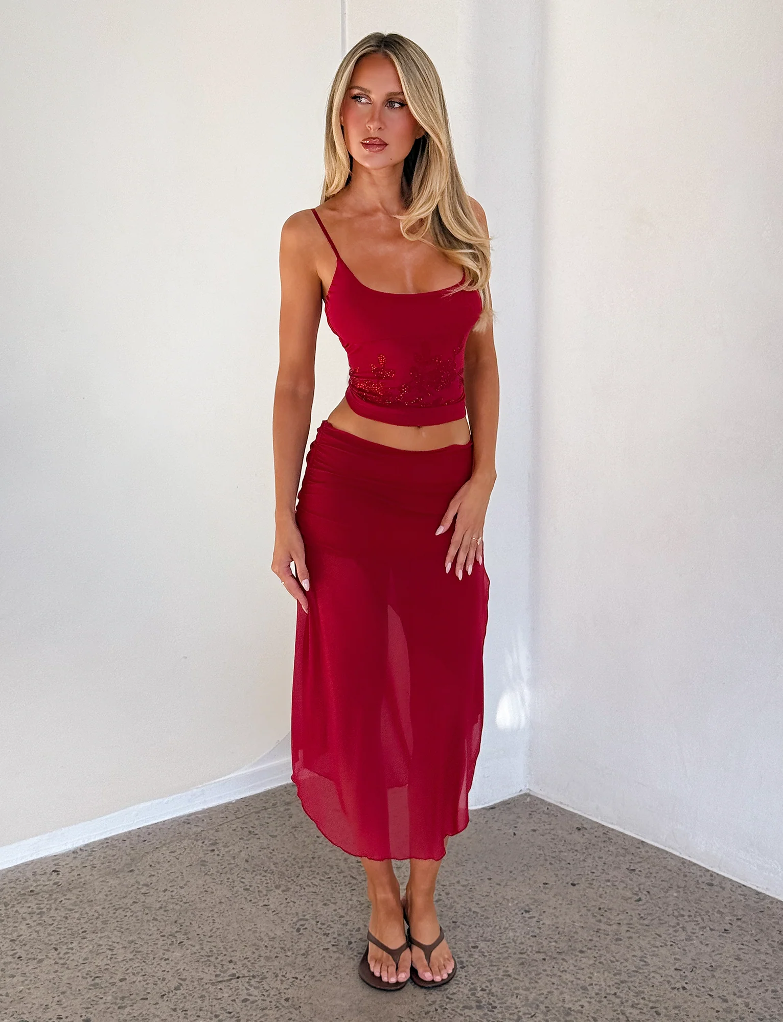 MARIANA SKIRT - RED