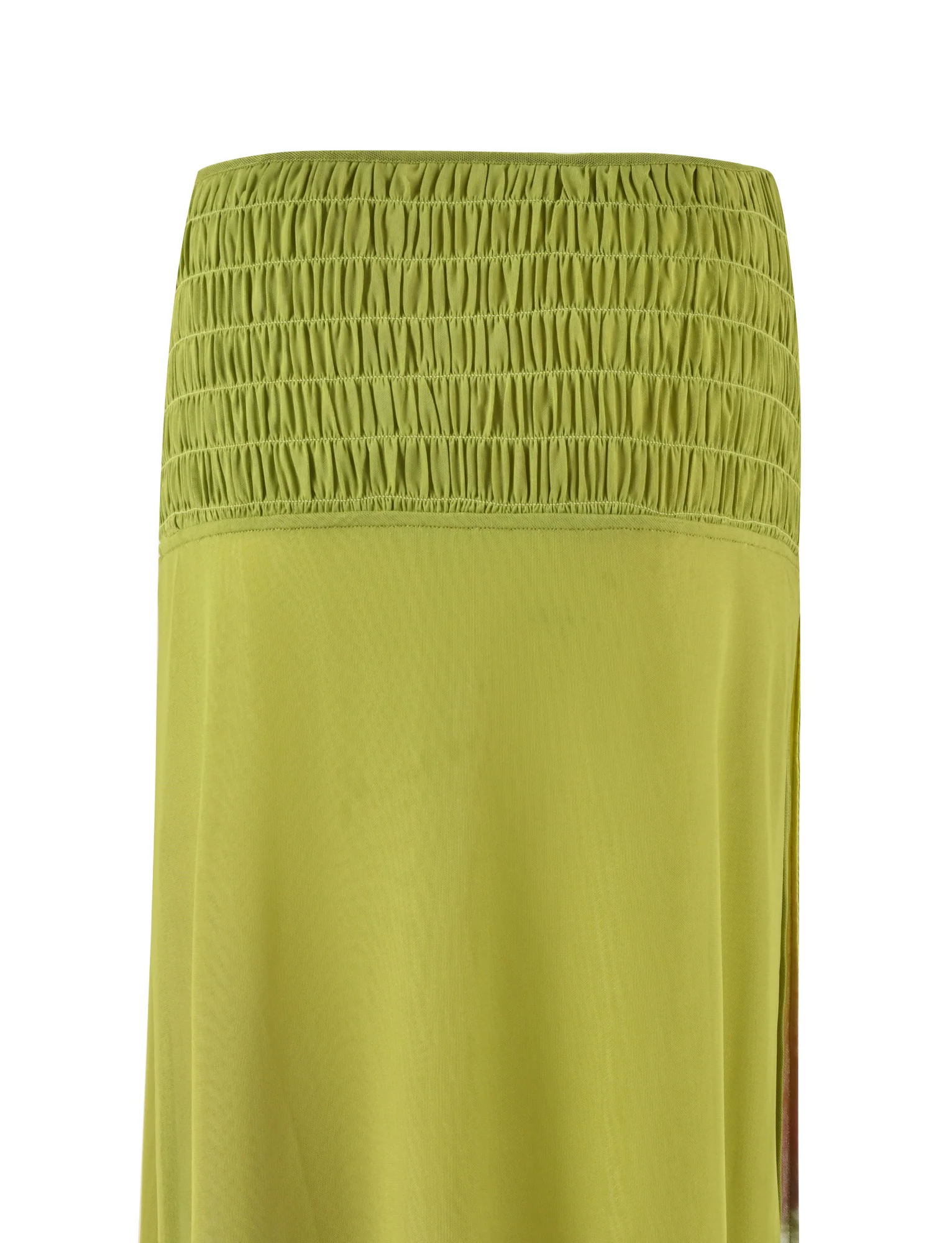 WAVERLY SKIRT - GREEN : FLORAL : STRIPE