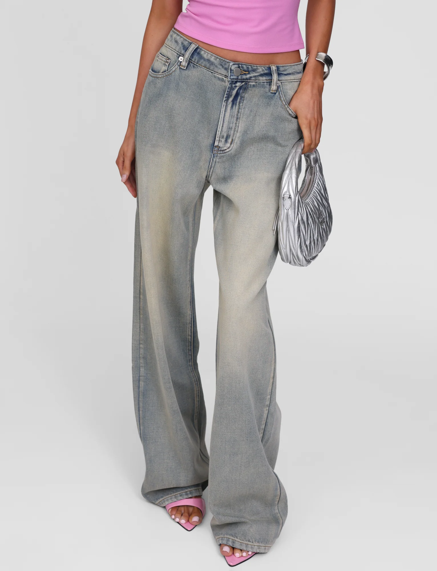 ZANTHE JEAN - GREY WASH