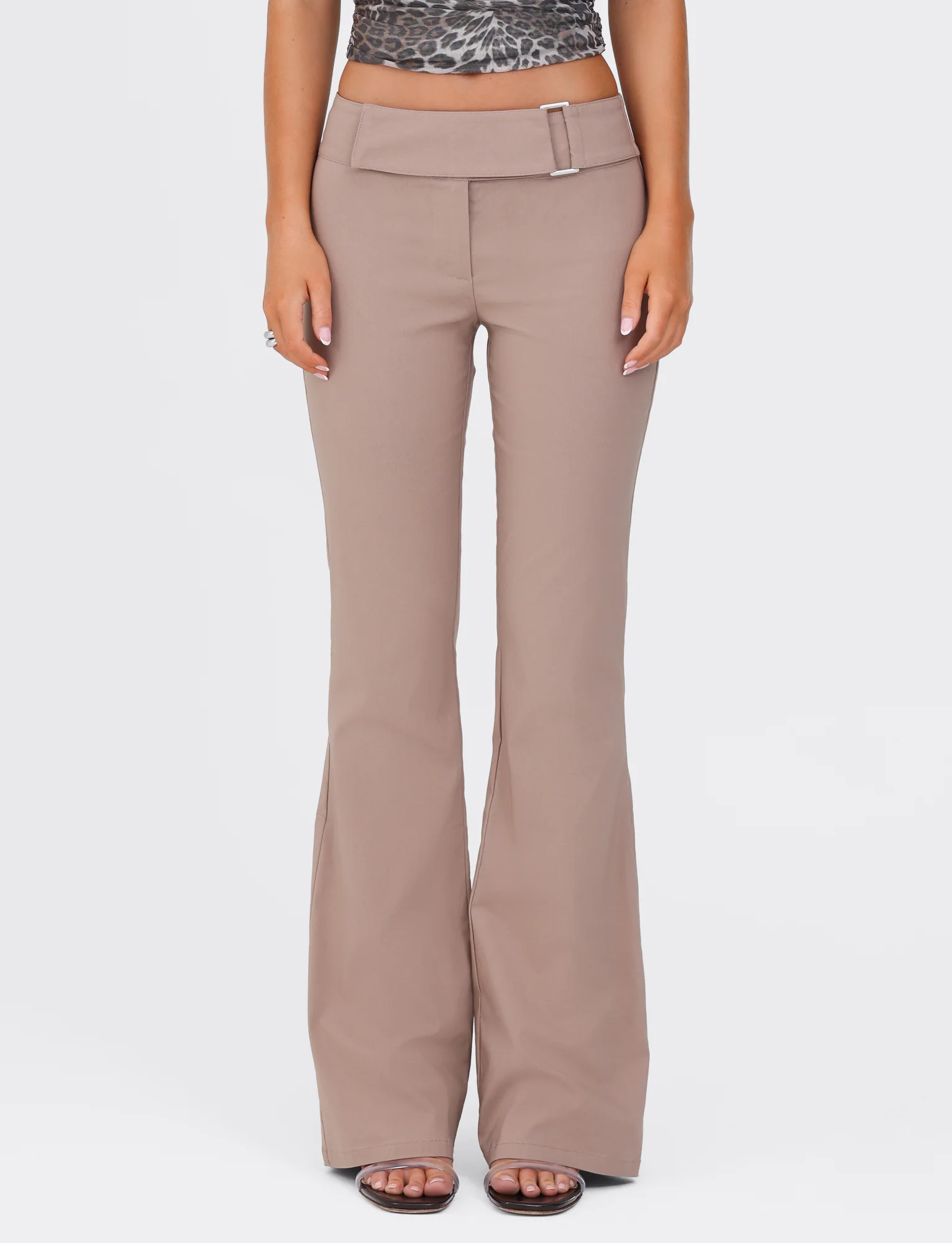VESPER PANT - BROWN : TAN