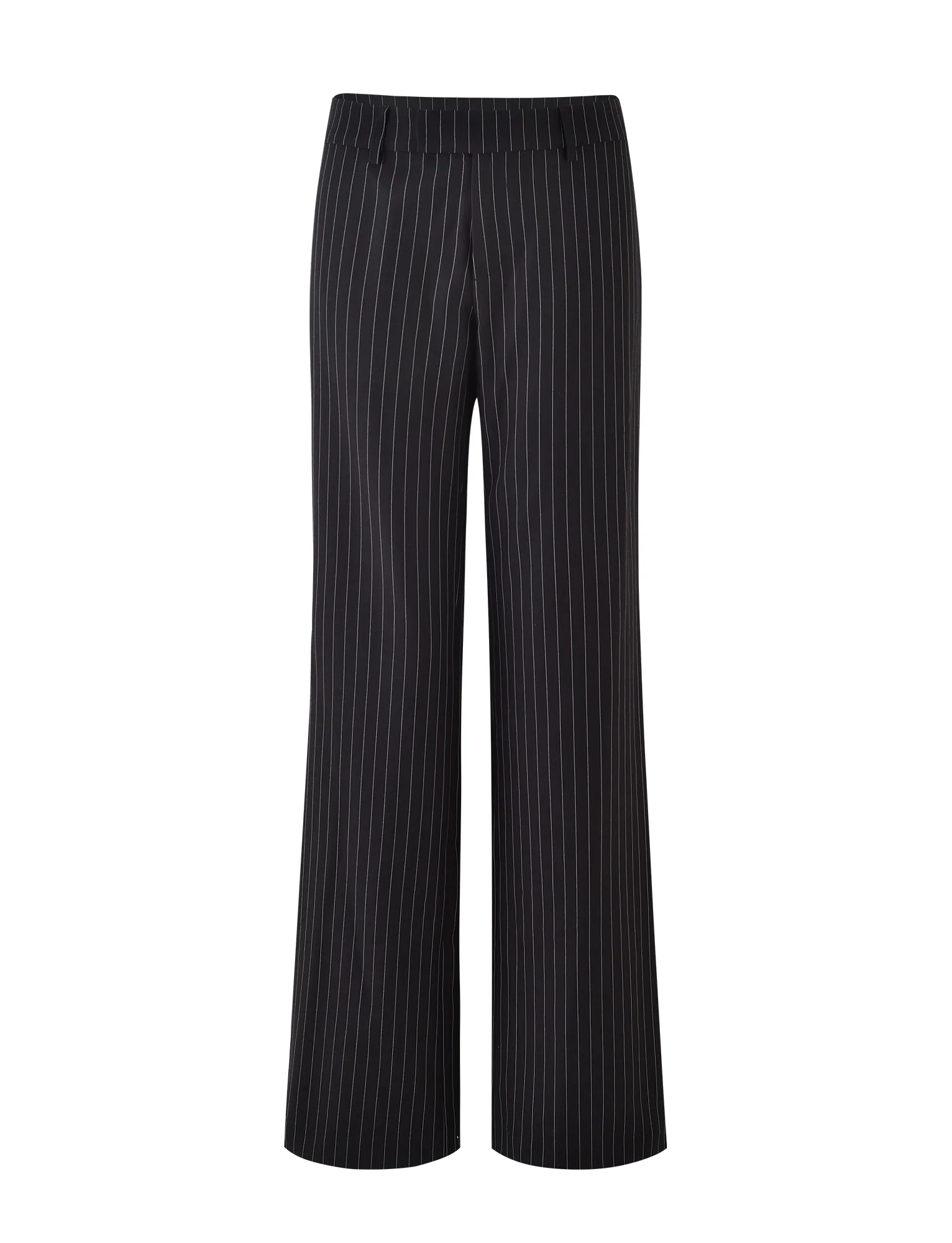 TAMARA PANT - BLACK : PINSTRIPE