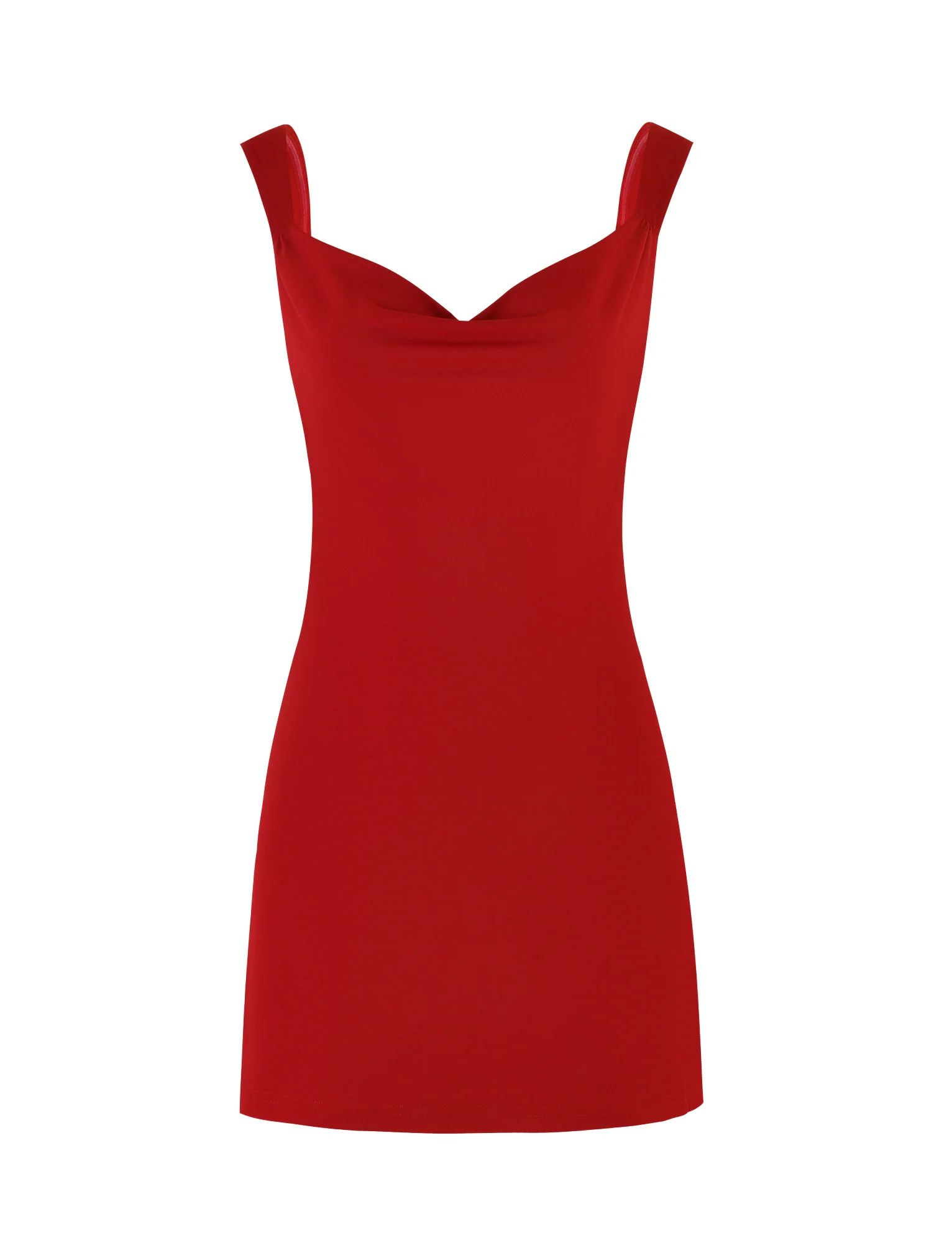 MORANA MINI DRESS - RED : CHERRY RED