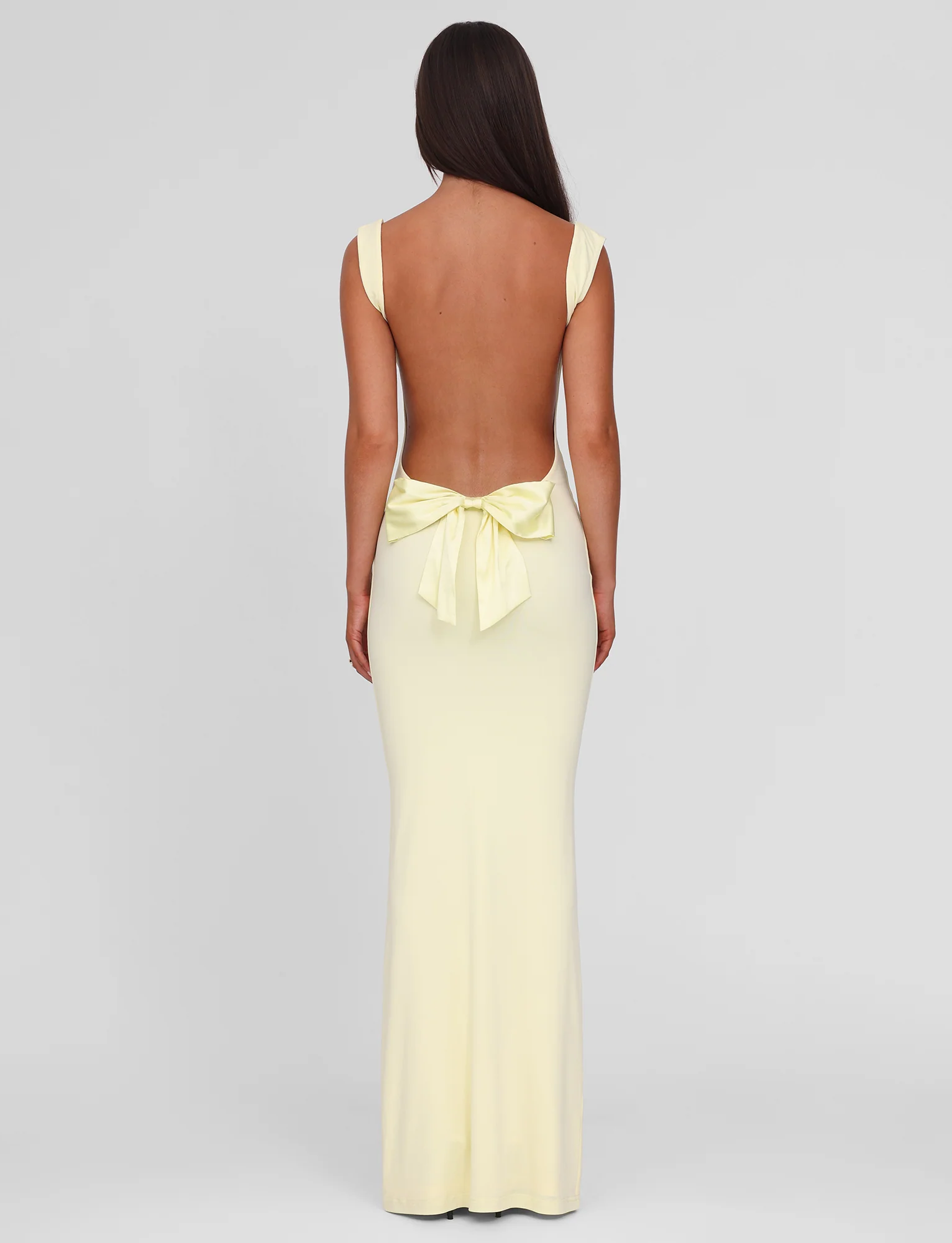 ZITA MAXI DRESS - LEMON