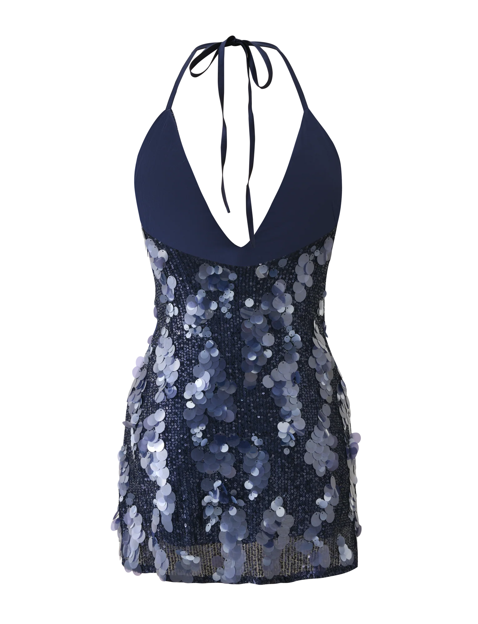 ZANA MINI DRESS - NAVY SEQUIN