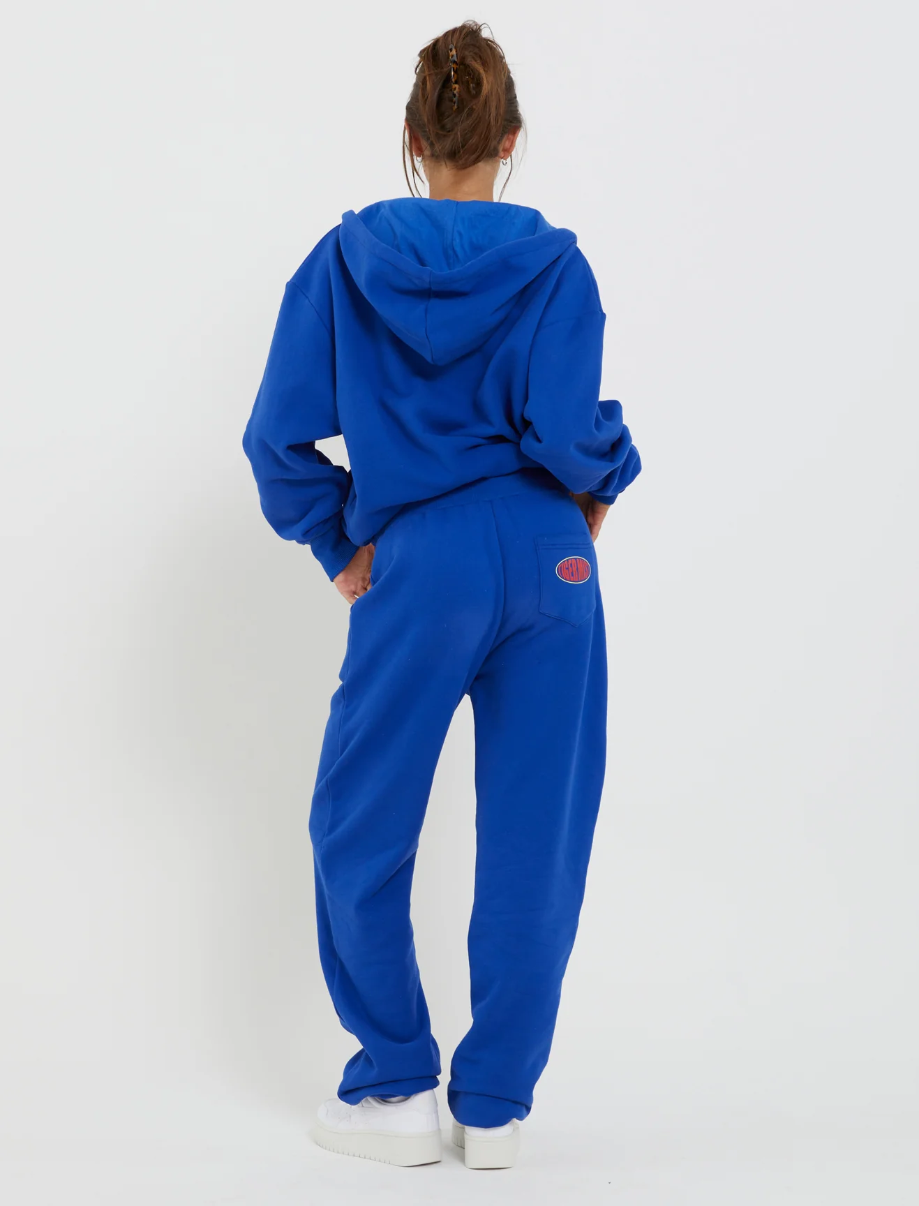 LUMEN ZIP FRONT HOODIE - BLUE