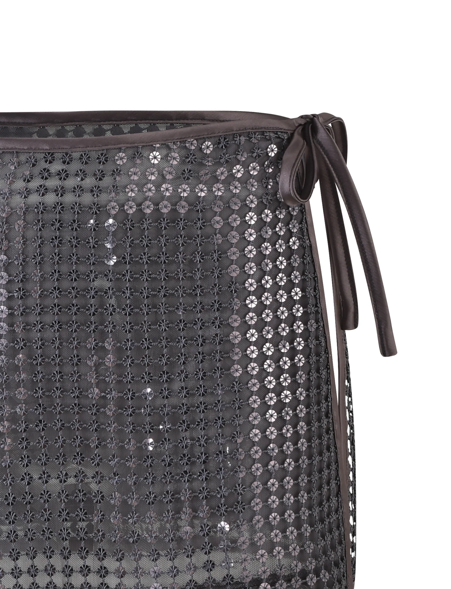 VERENA MINI SKIRT - STEEL GREY