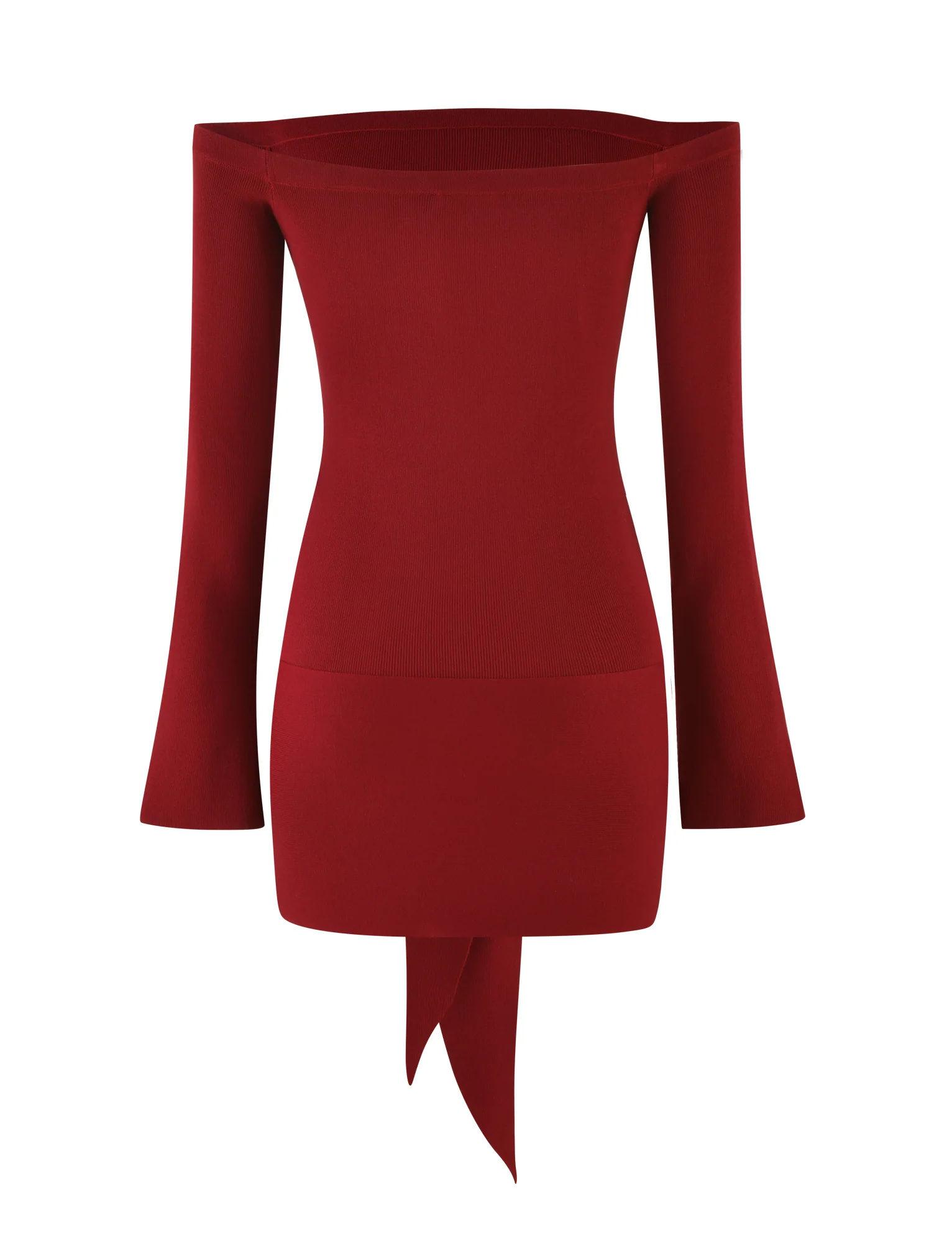 CYPRESS MINI DRESS - RED : WINE