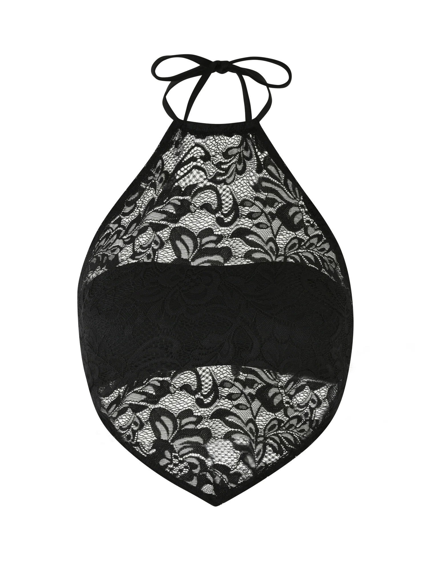 SIYA LACE TOP - BLACK : LACE : BLACK LACE