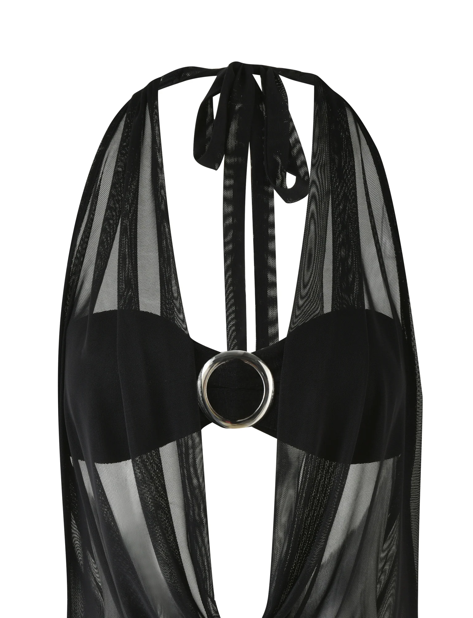 MAKENA TWO-PIECE DRESS - BLACK