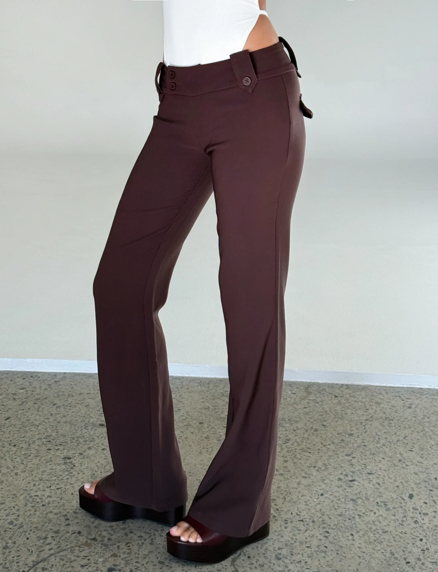 KITTIE PANT - BROWN : CHOCOLATE