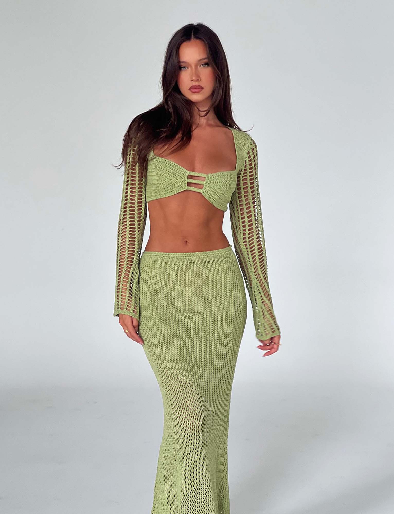 MACAULEY TOP - GREEN : PASTEL GREEN