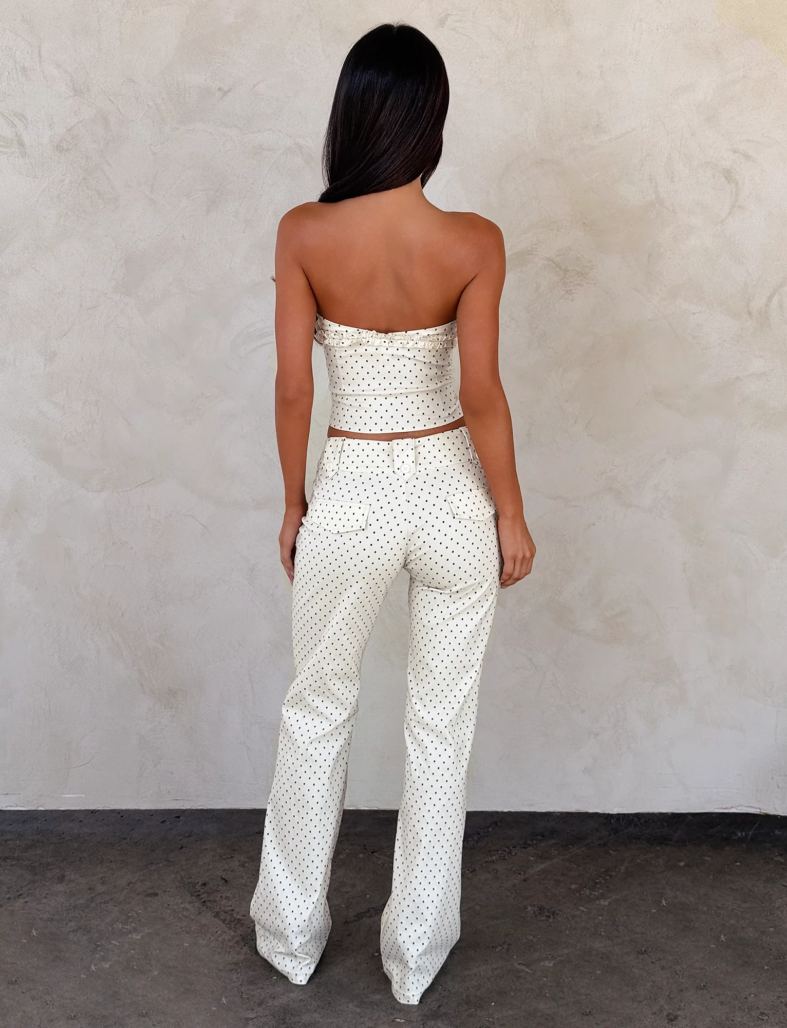 KITTIE PANT - CREAM DOT