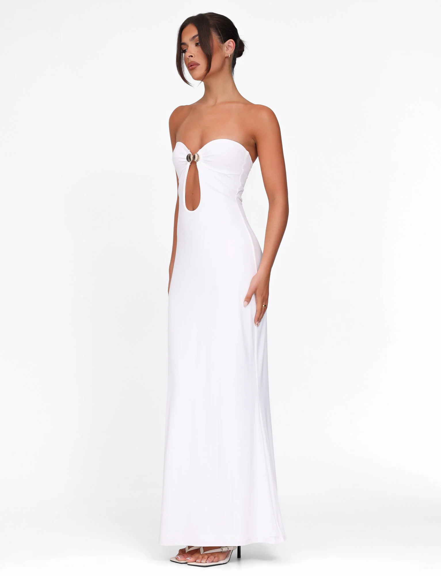CECILY MAXI DRESS - WHITE