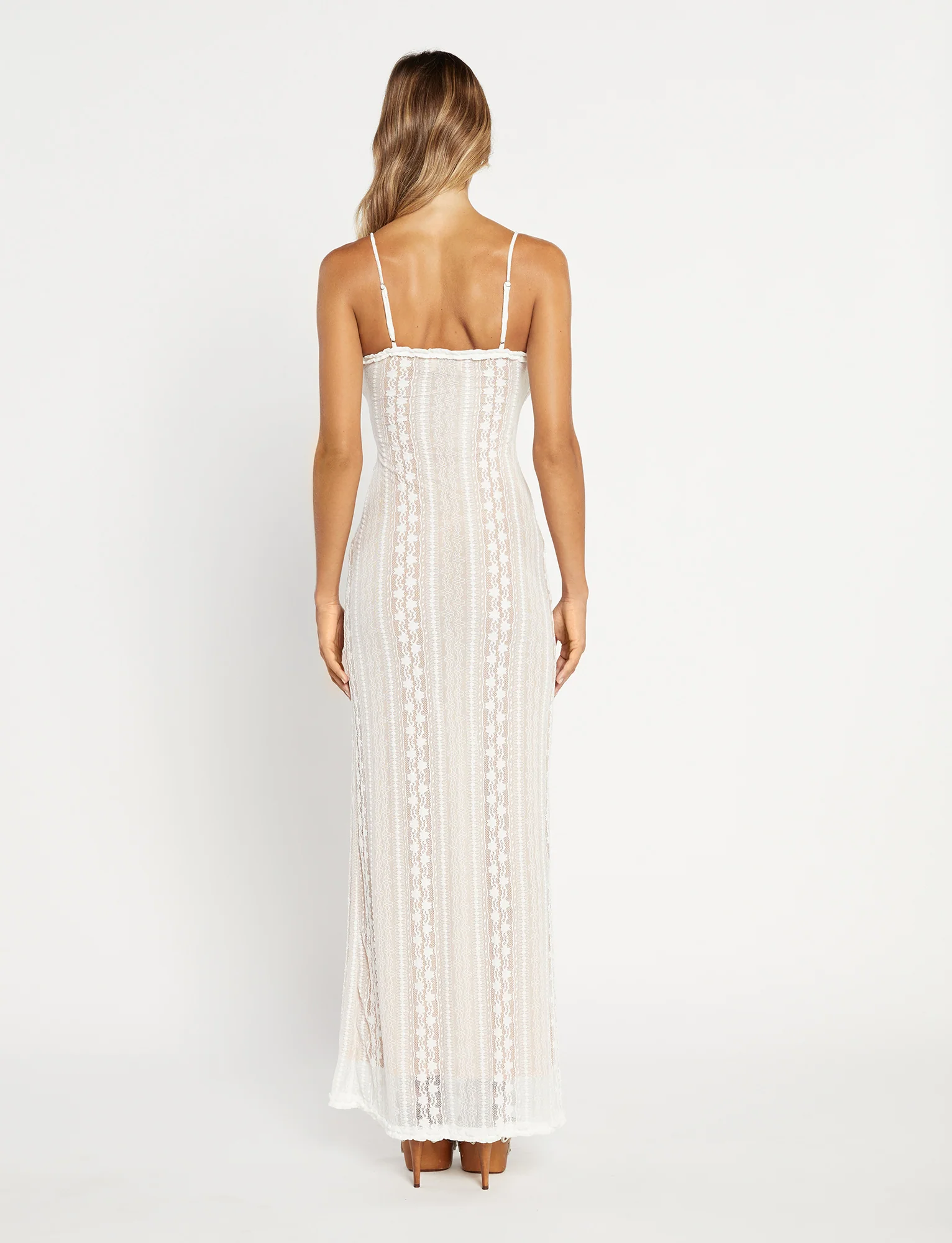 SOPHA TWO PIECE MAXI DRESS - WHITE