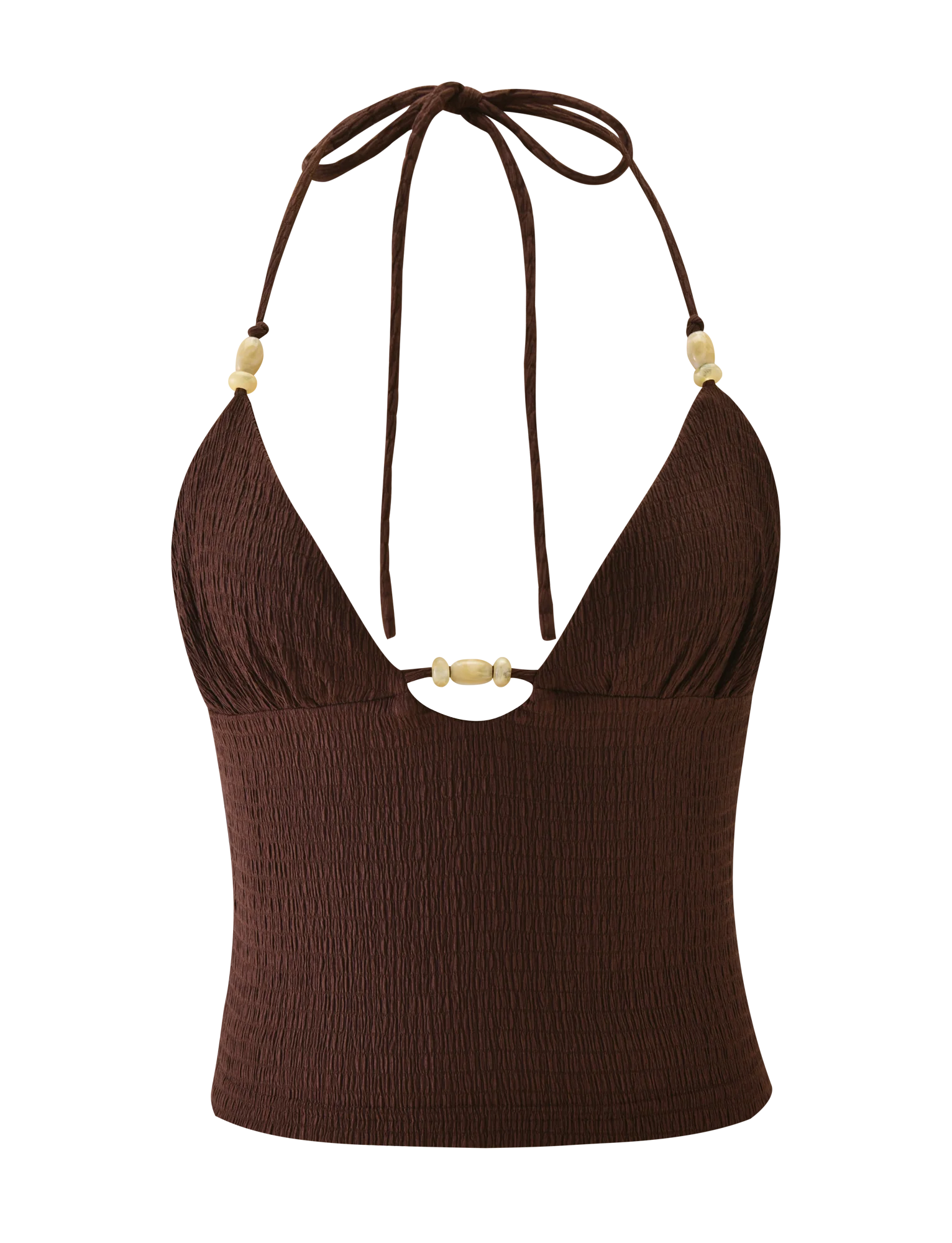 ZINNIA TOP - CHOCOLATE