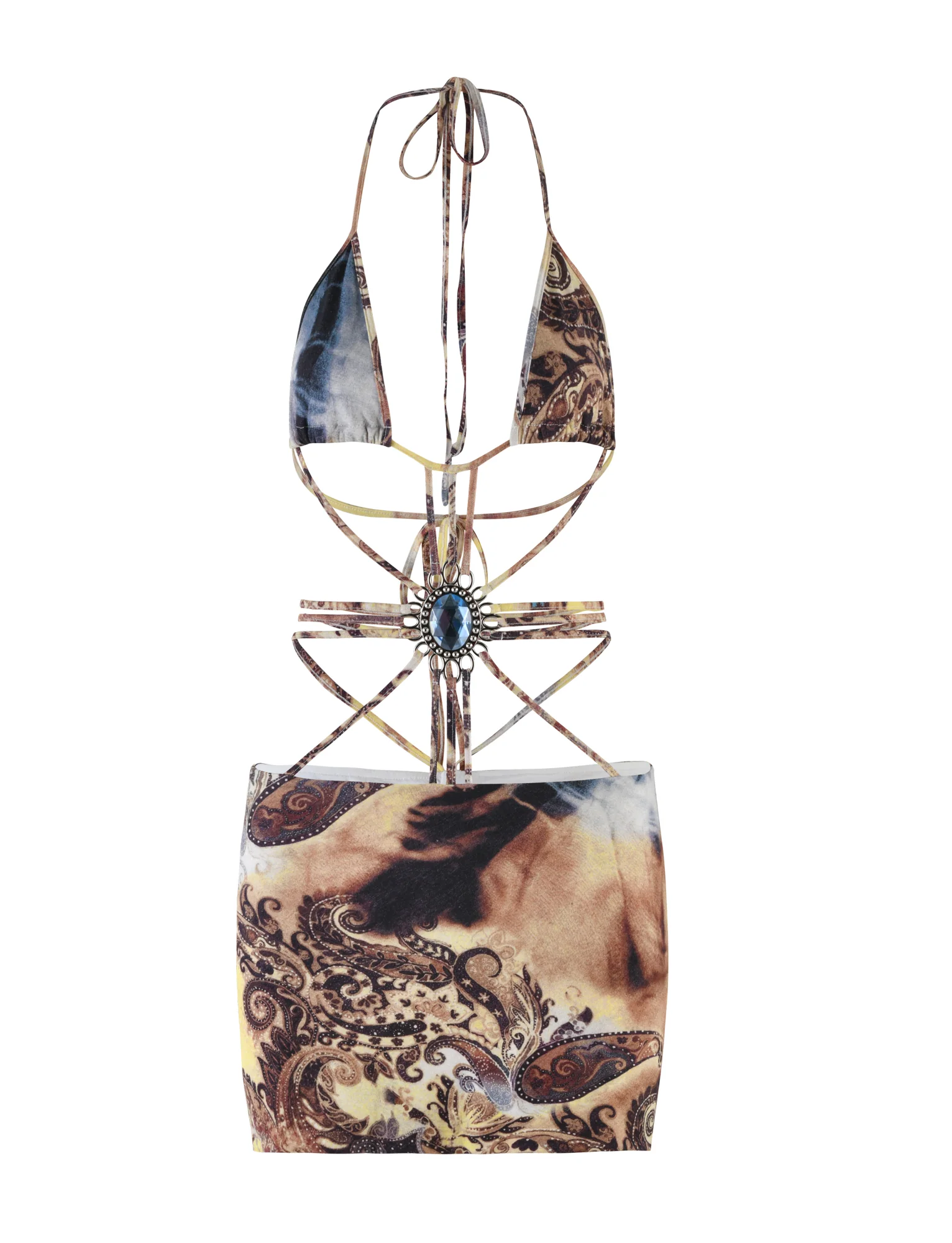 MARCEL DRESS - MULTI : TIE DYE : PAISLEY TIE DYE