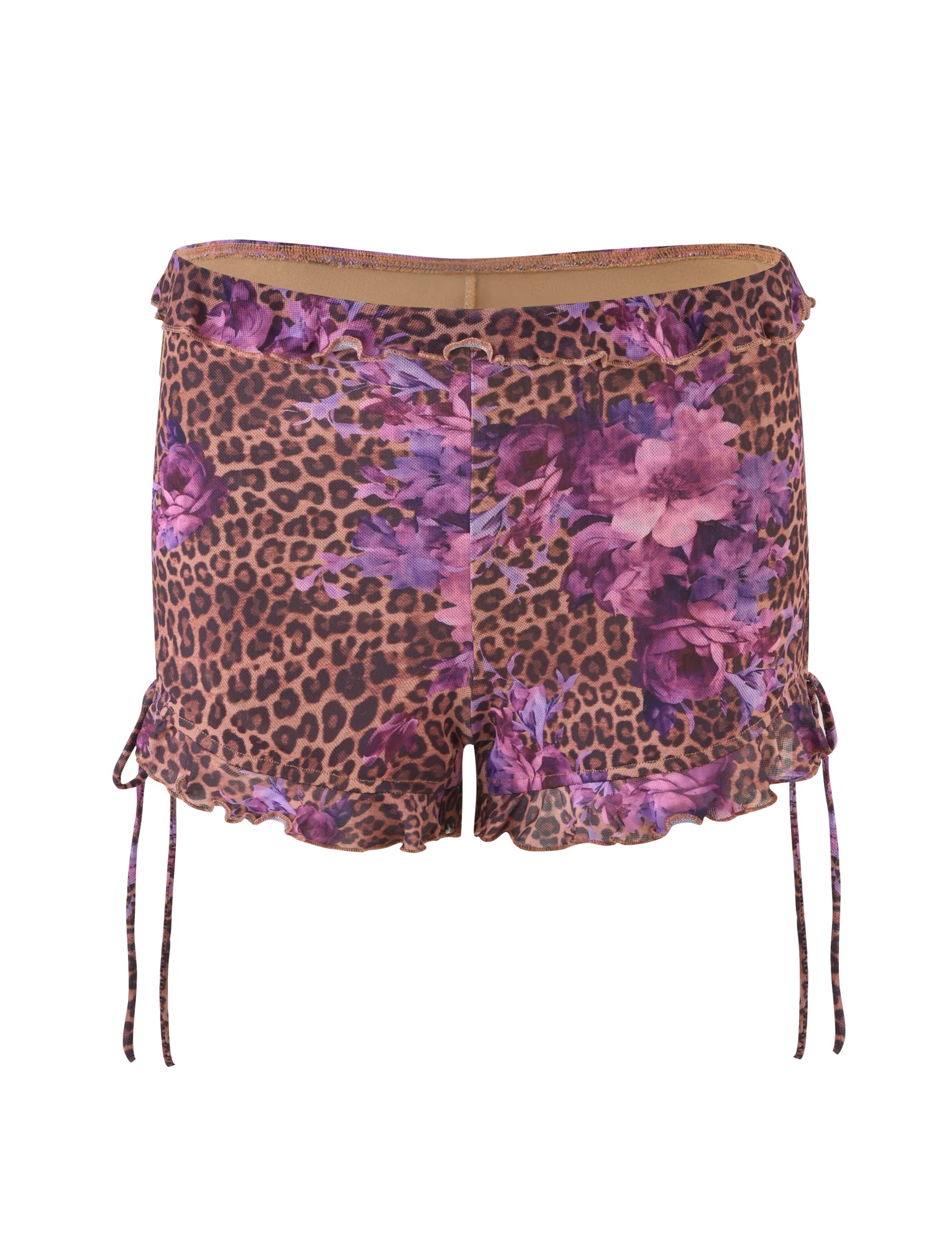 SIERA SHORT - LEOPARD FLORAL