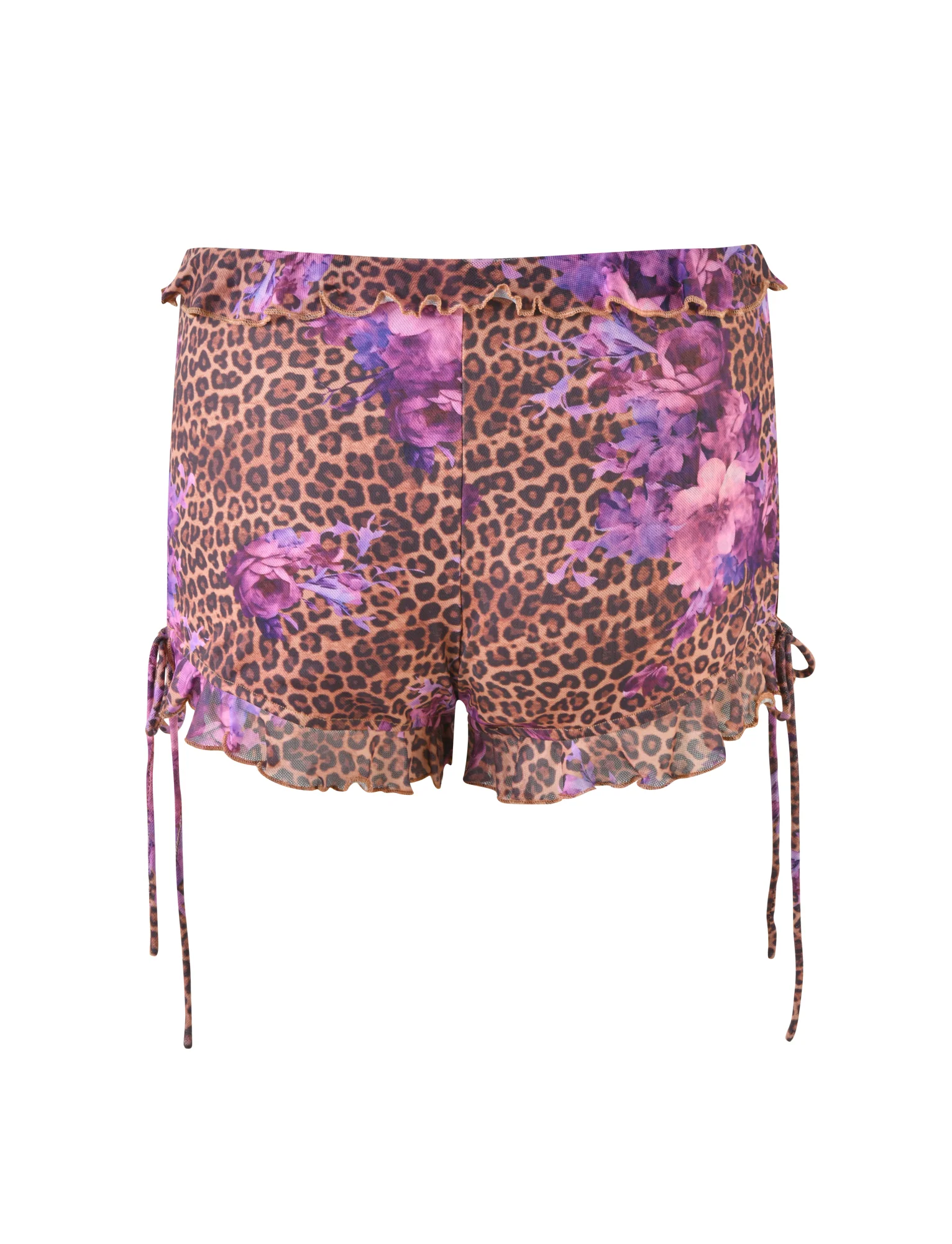 SIERA SHORT - LEOPARD FLORAL