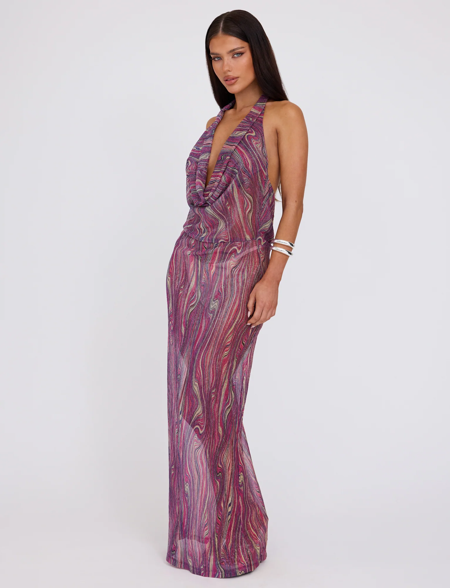 SONORA DRESS - MULTI : ROSE STRIPE