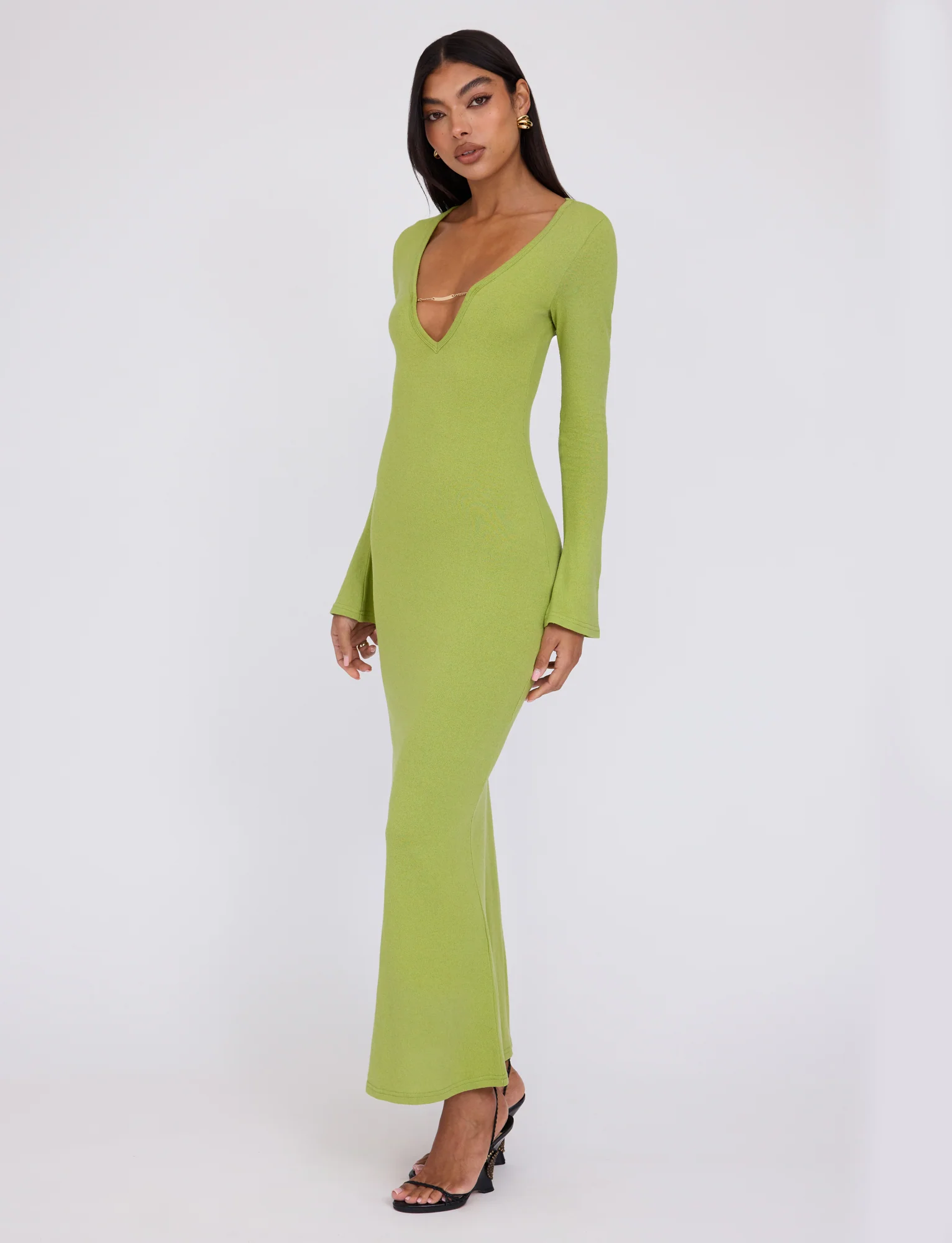 ROMIE DRESS - GREEN : MATCHA GREEN