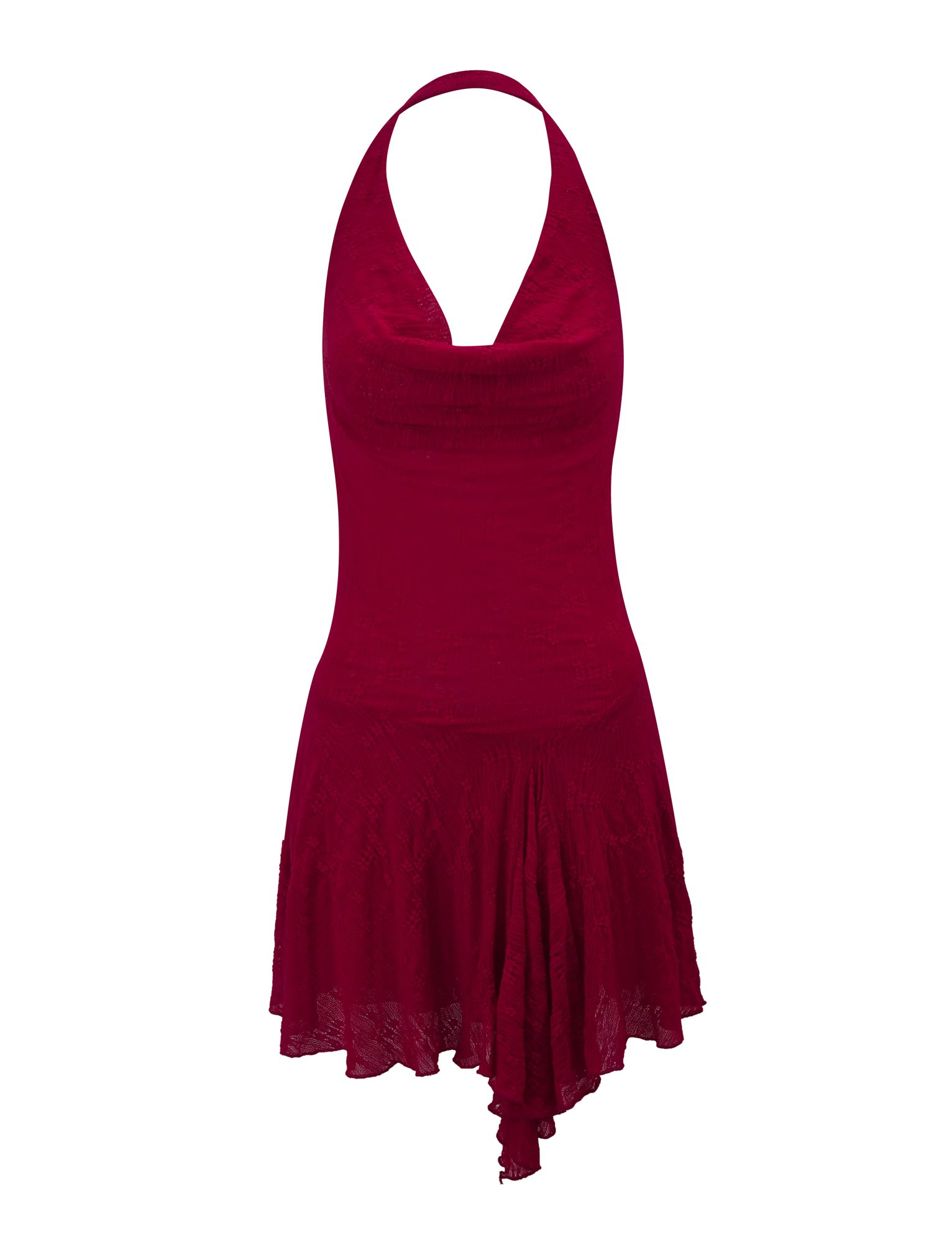 FIORELLA DRESS - RED LACE
