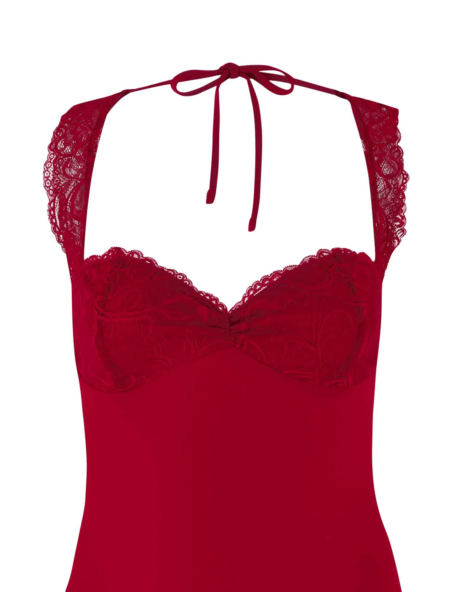 NYOMI MINI DRESS - RED : RED