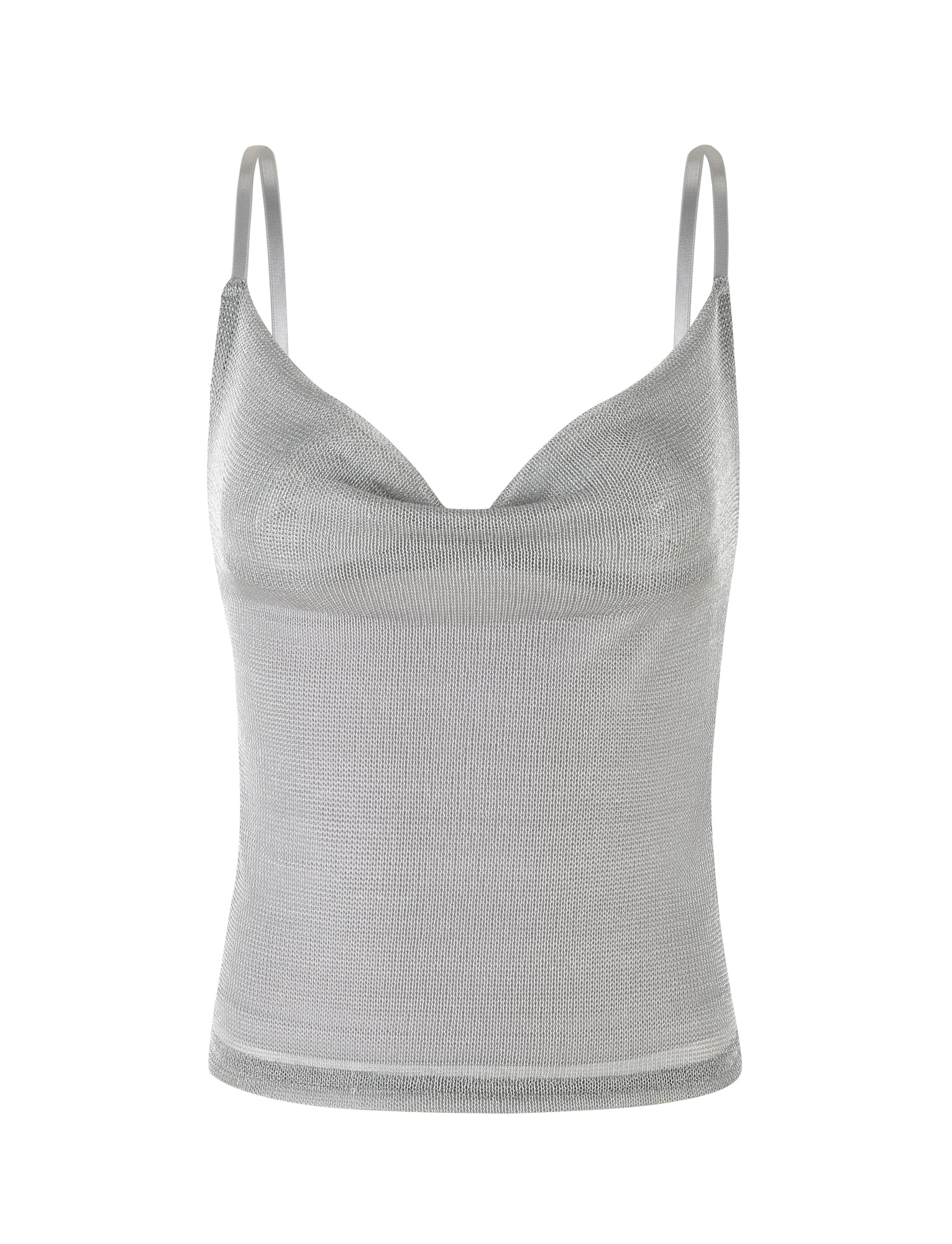 WYNNE TOP - GREY : SILVER