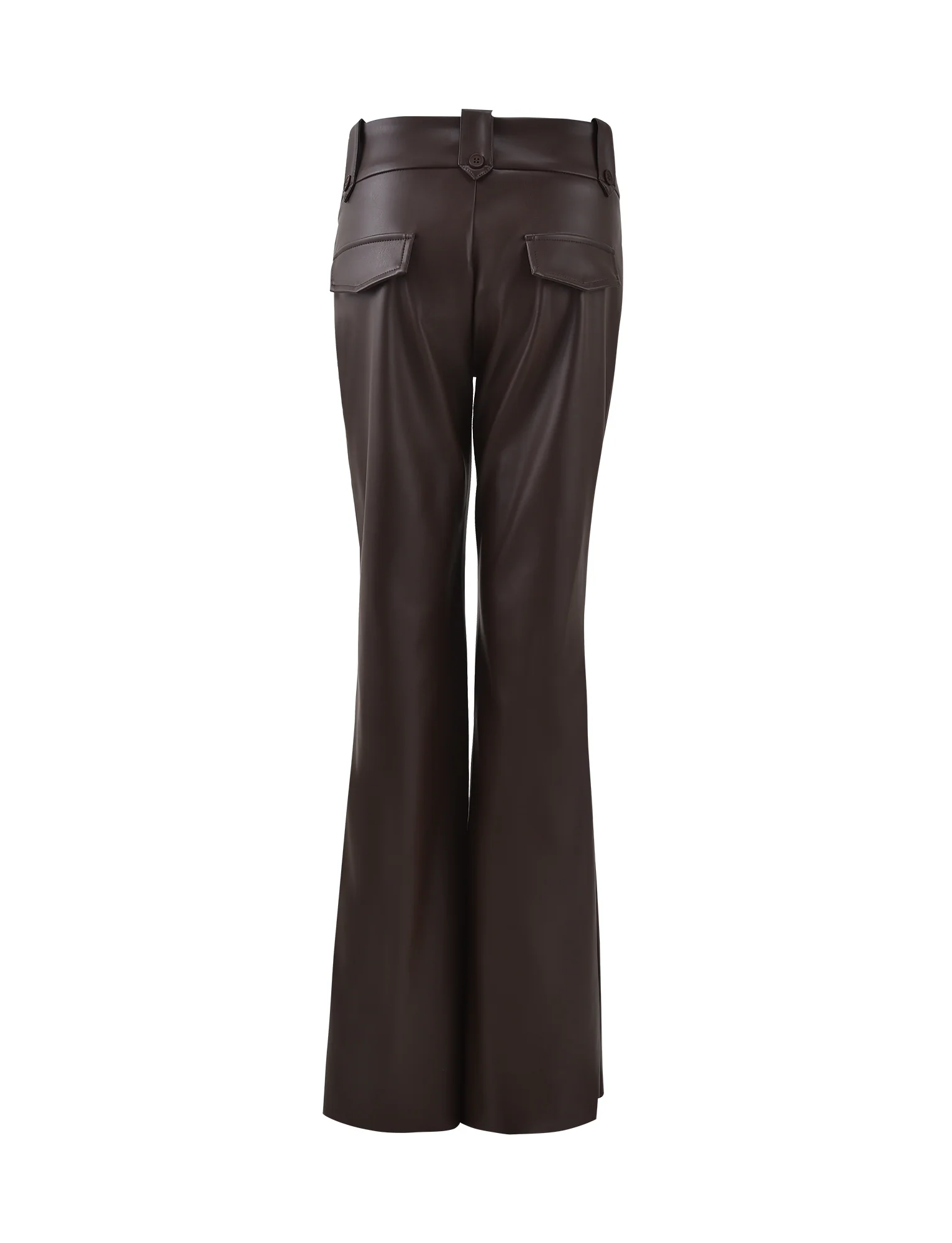 KITTIE PU PANT - BROWN : MOCHA