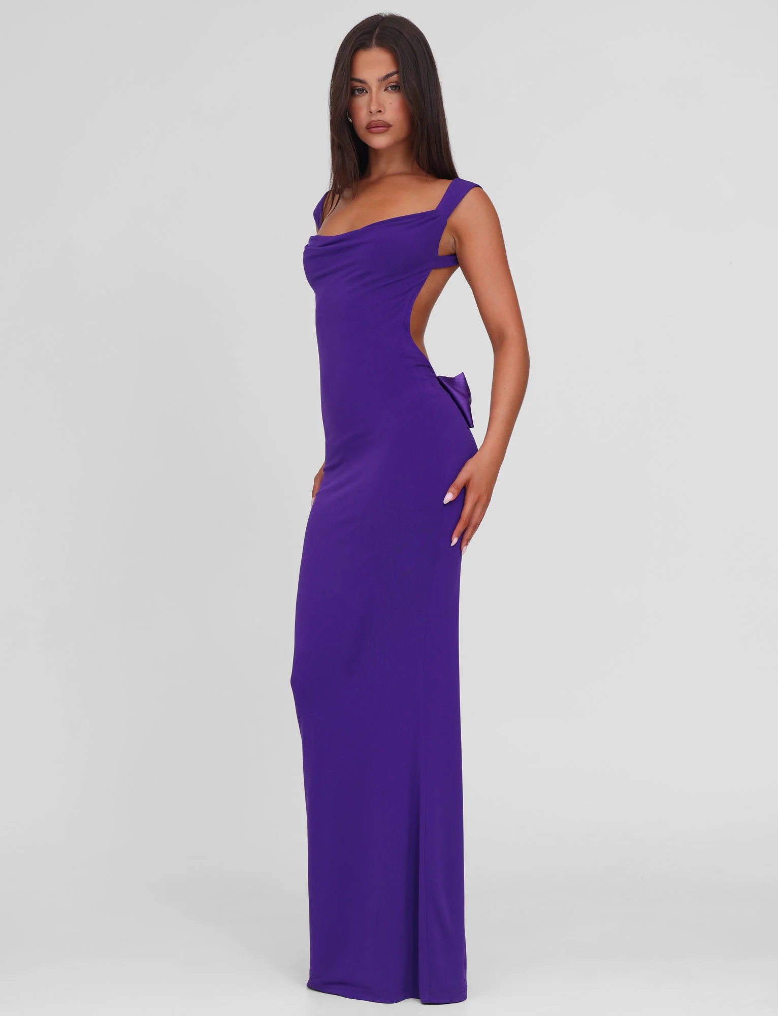 ZITA MAXI DRESS - PURPLE