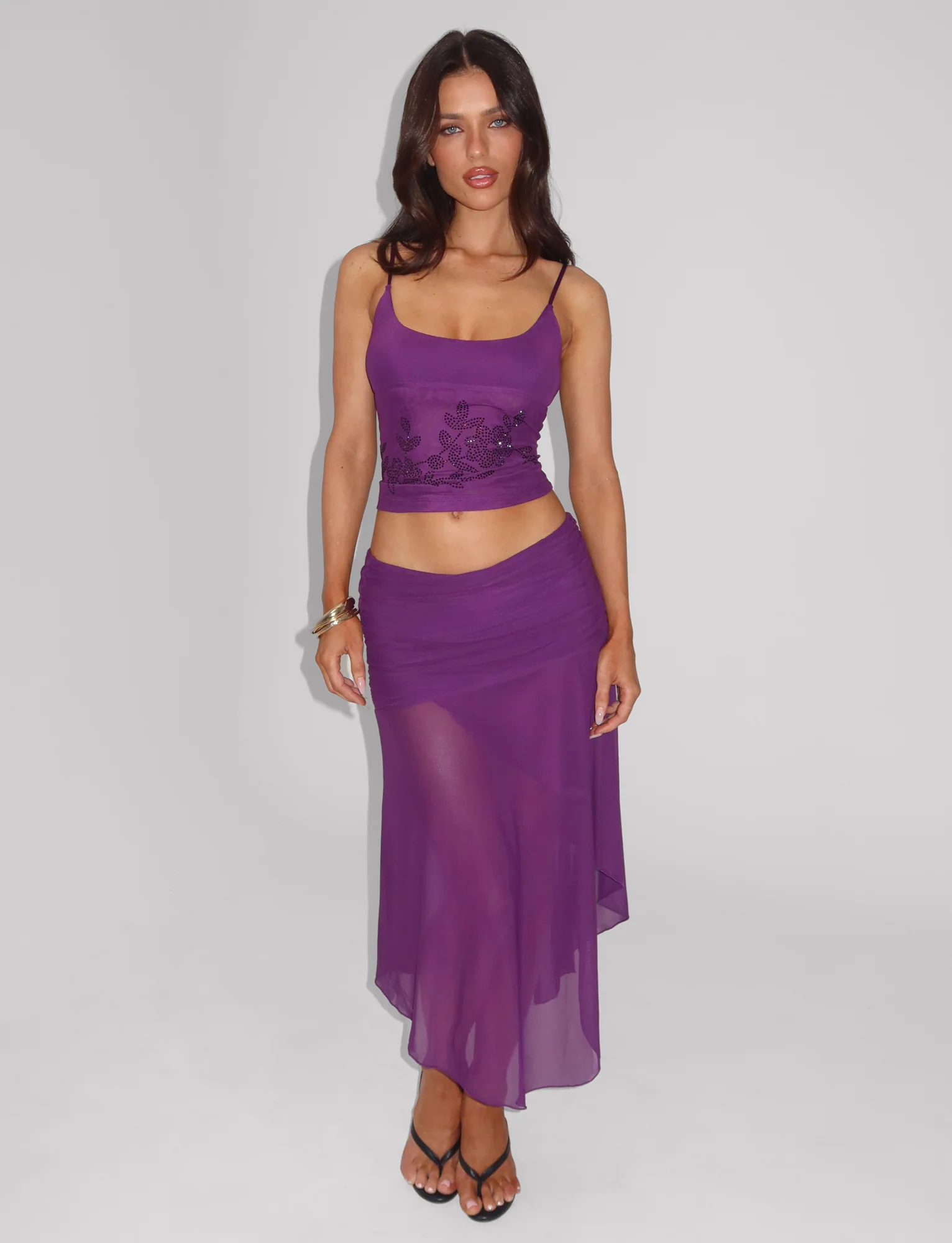 MARIANA SKIRT - PURPLE