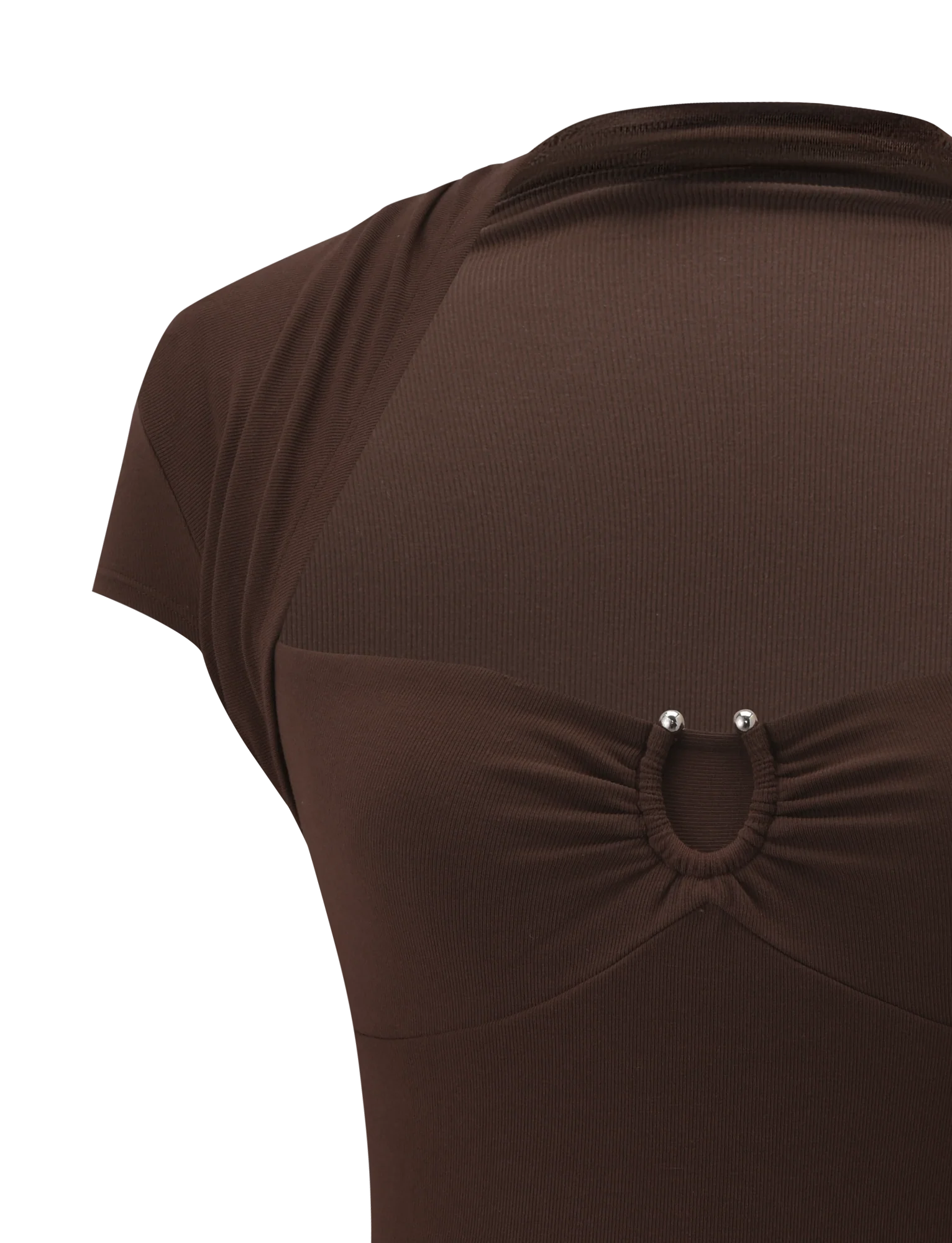 LUNARA TOP - CHOCOLATE