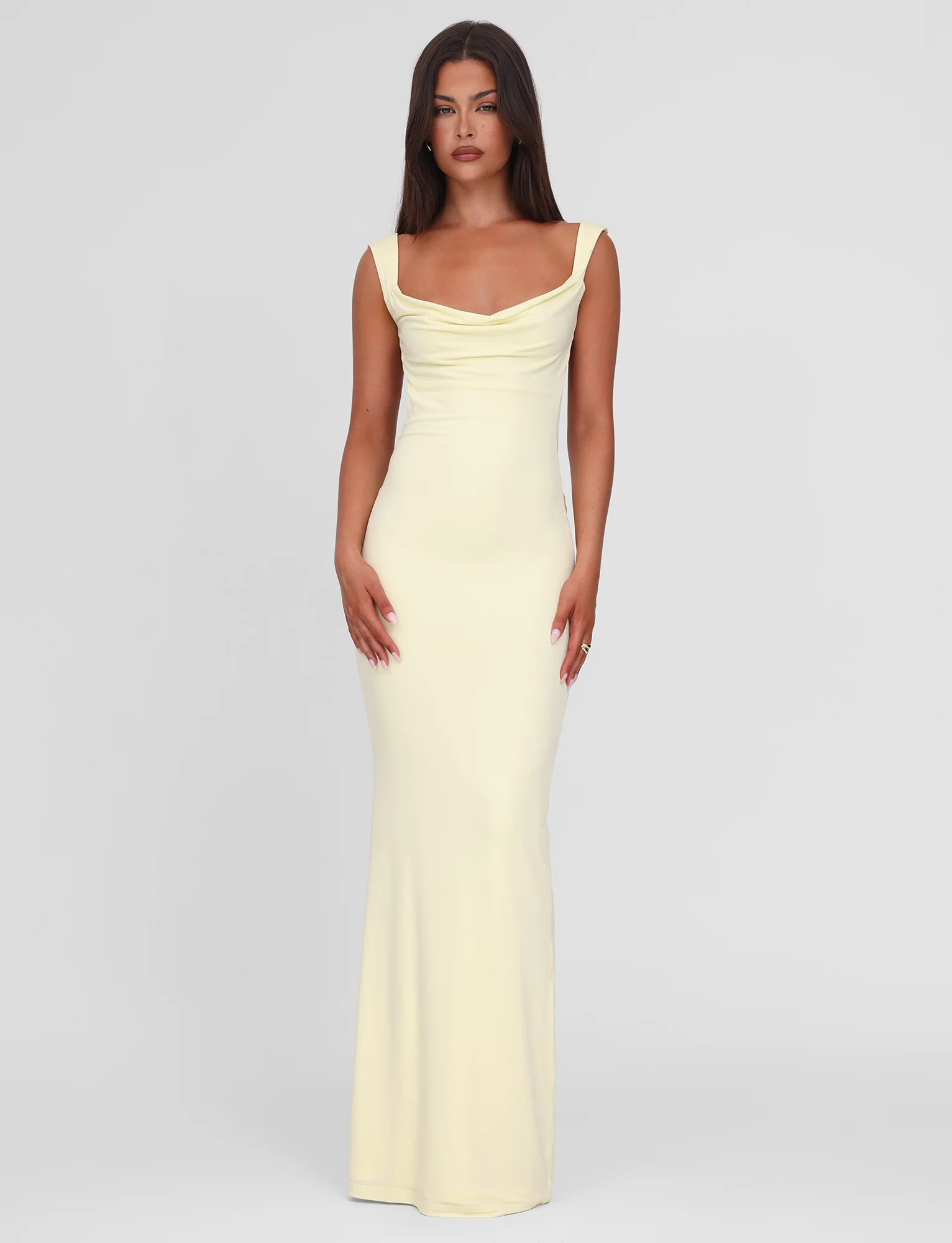 ZITA MAXI DRESS - LEMON