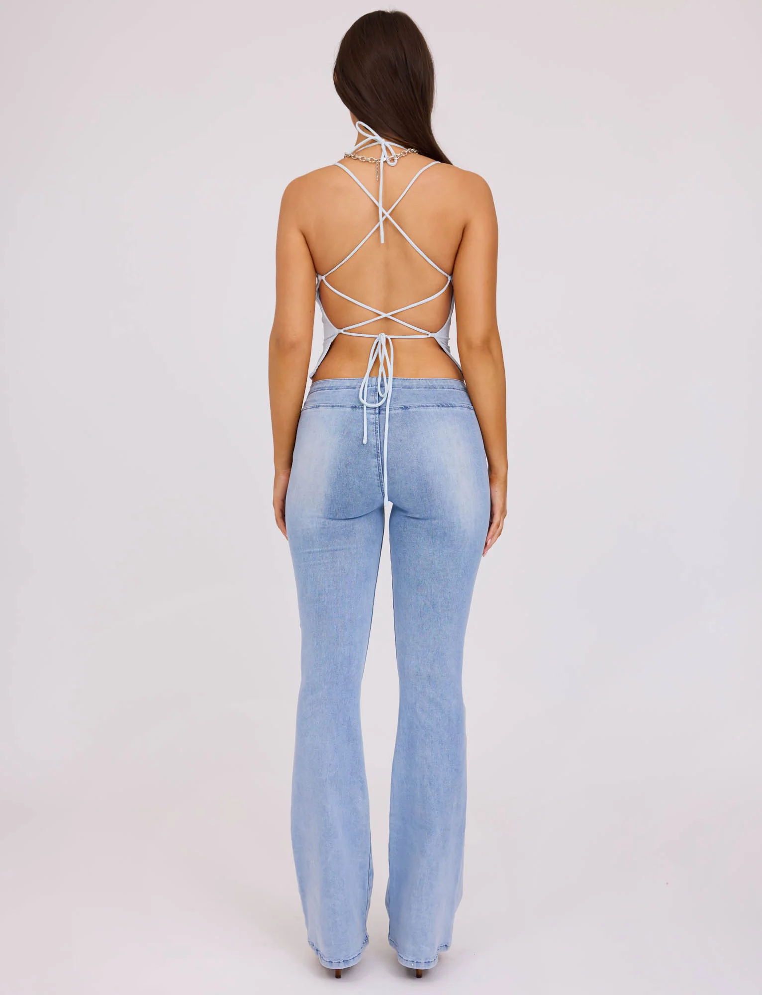 ZAIDA TOP - BLUE : PASTEL BLUE