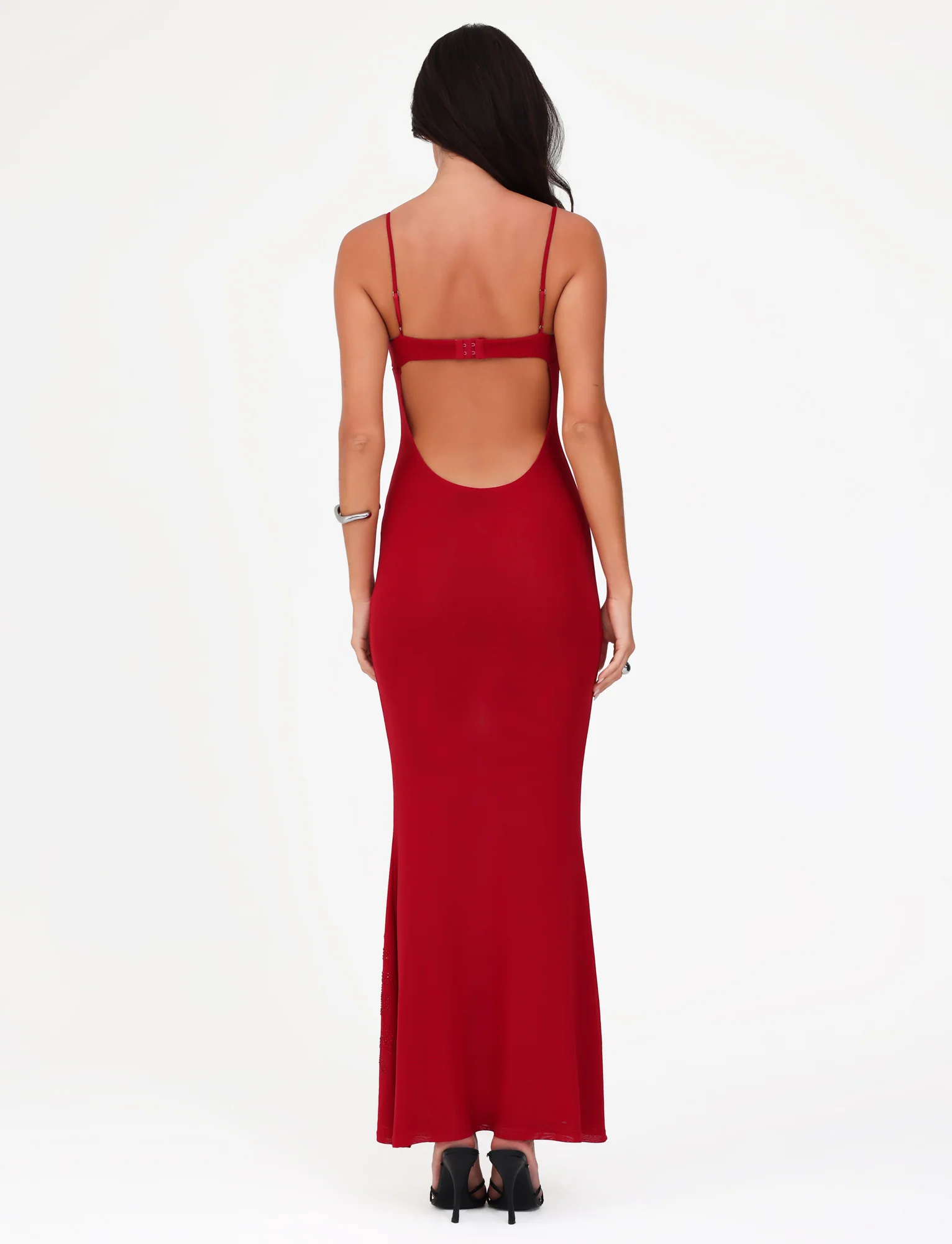 OCTAVIA MAXI DRESS - RED : CHERRY RED