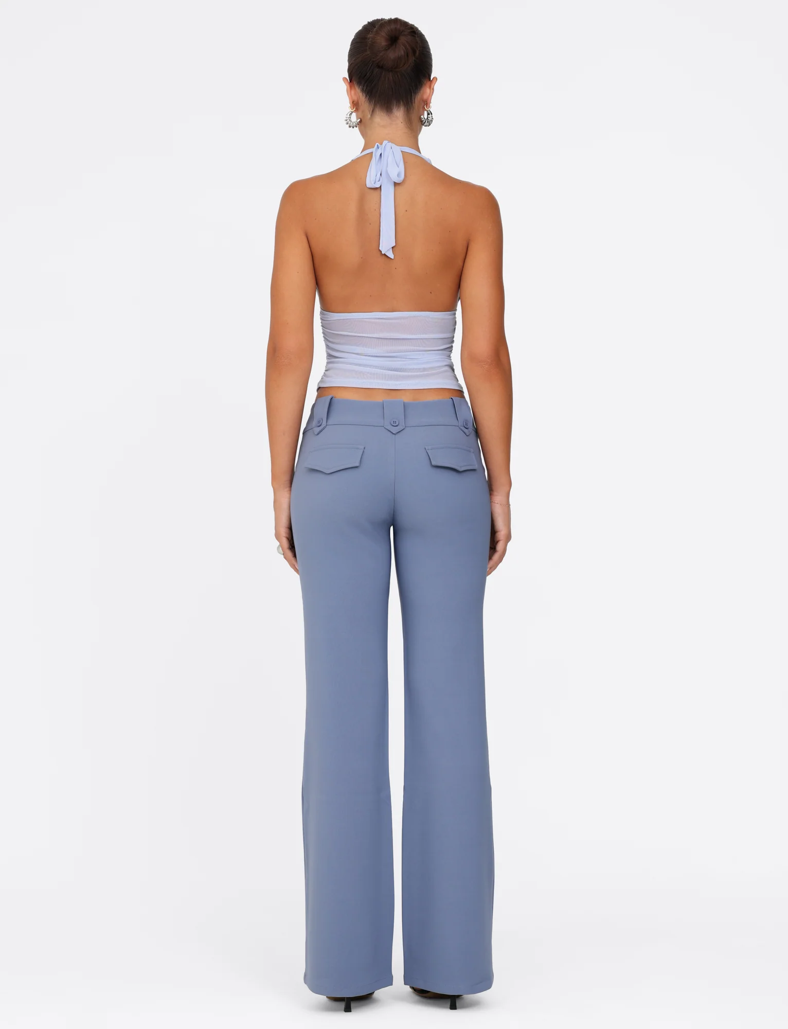 KITTIE PANT - BLUE : STEEL BLUE