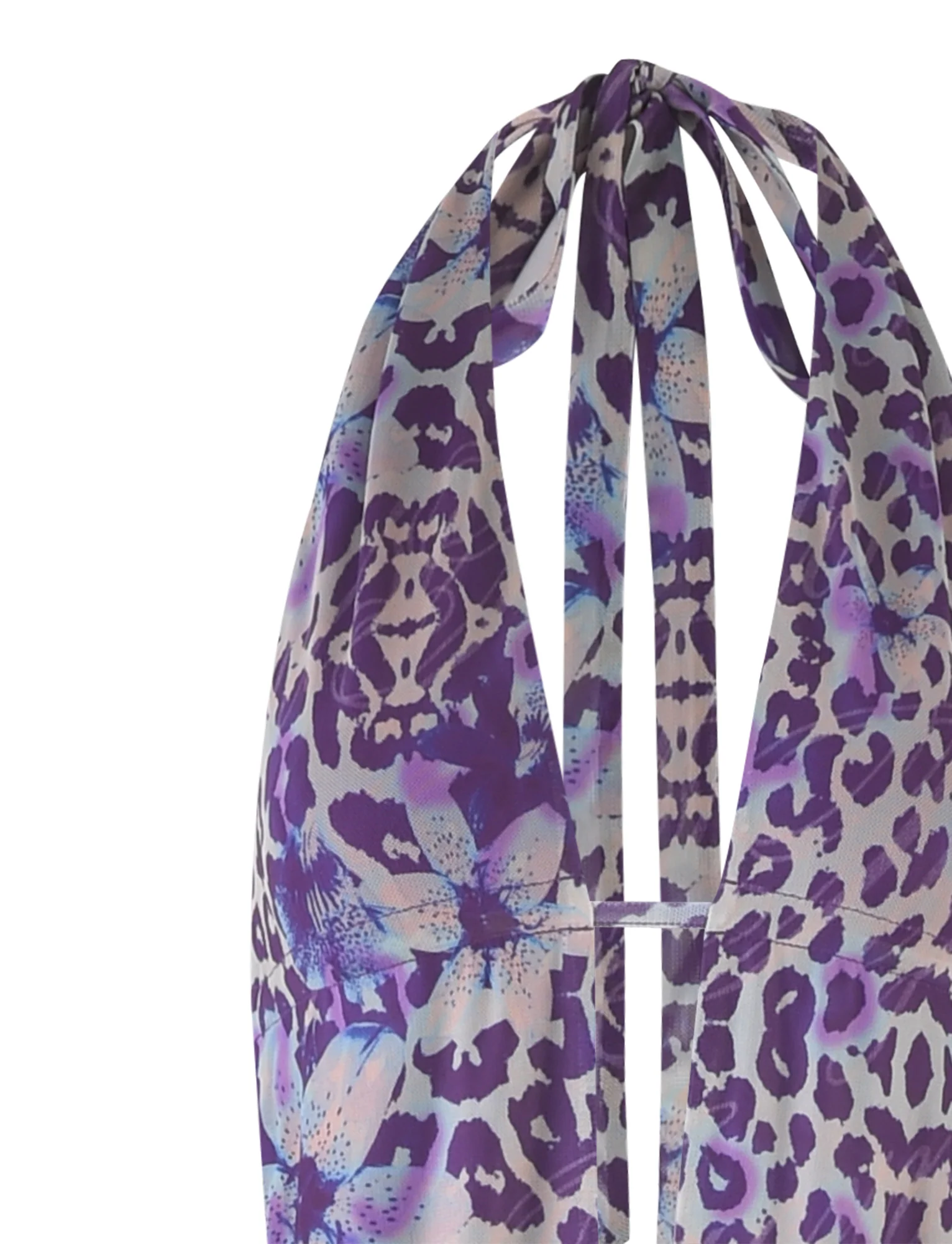 MAGDALENA MAXI DRESS - PURPLE : BY POPPY LEOPARD