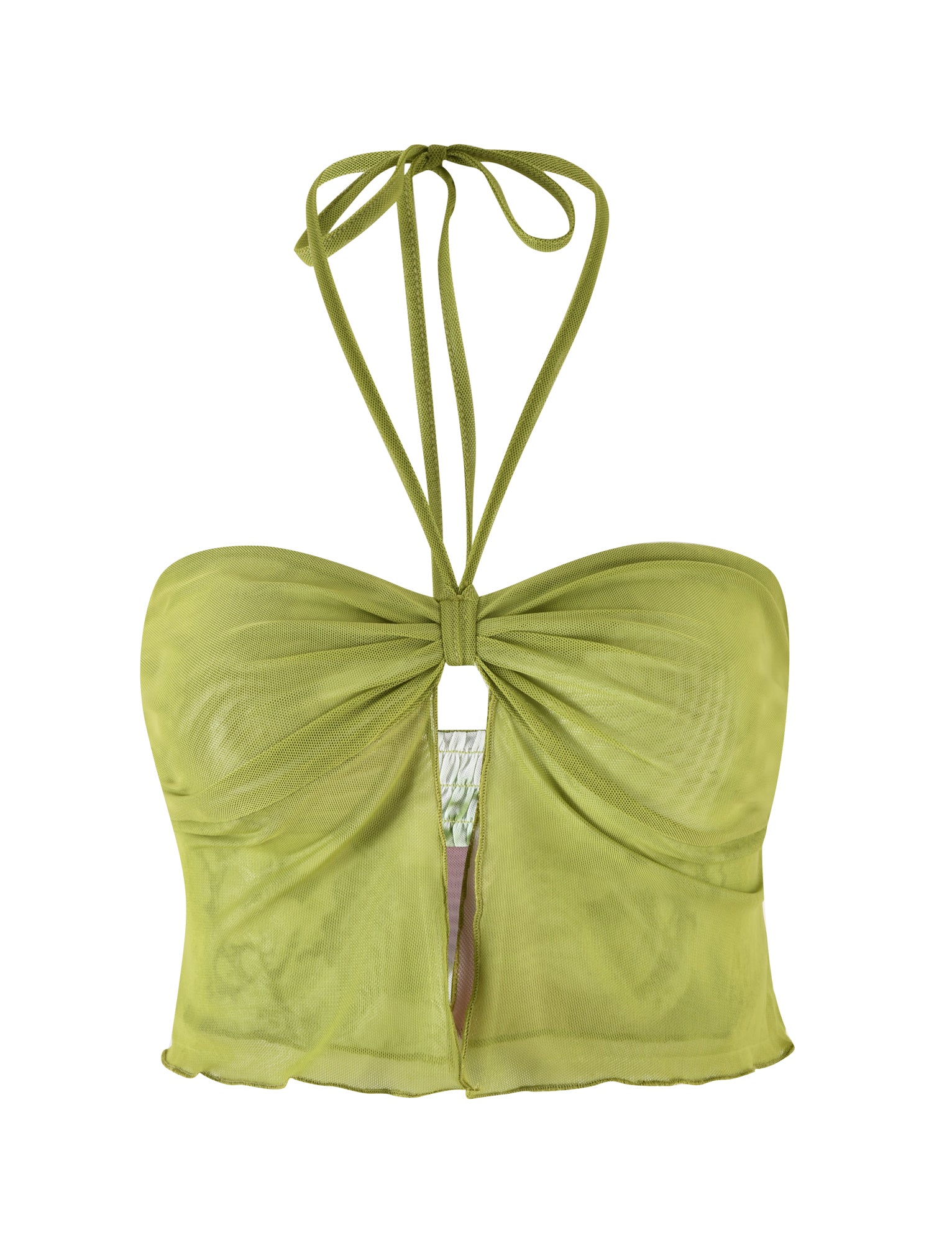 WAVERLY TOP - GREEN : FLORAL : STRIPE