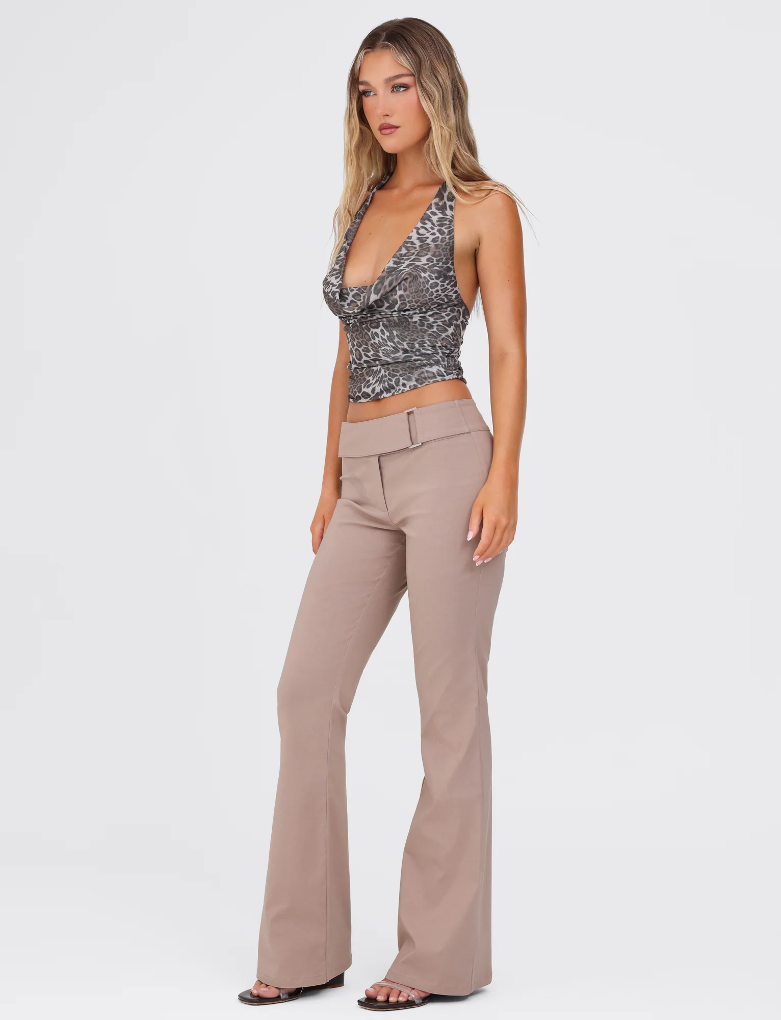 VESPER PANT - BROWN : TAN
