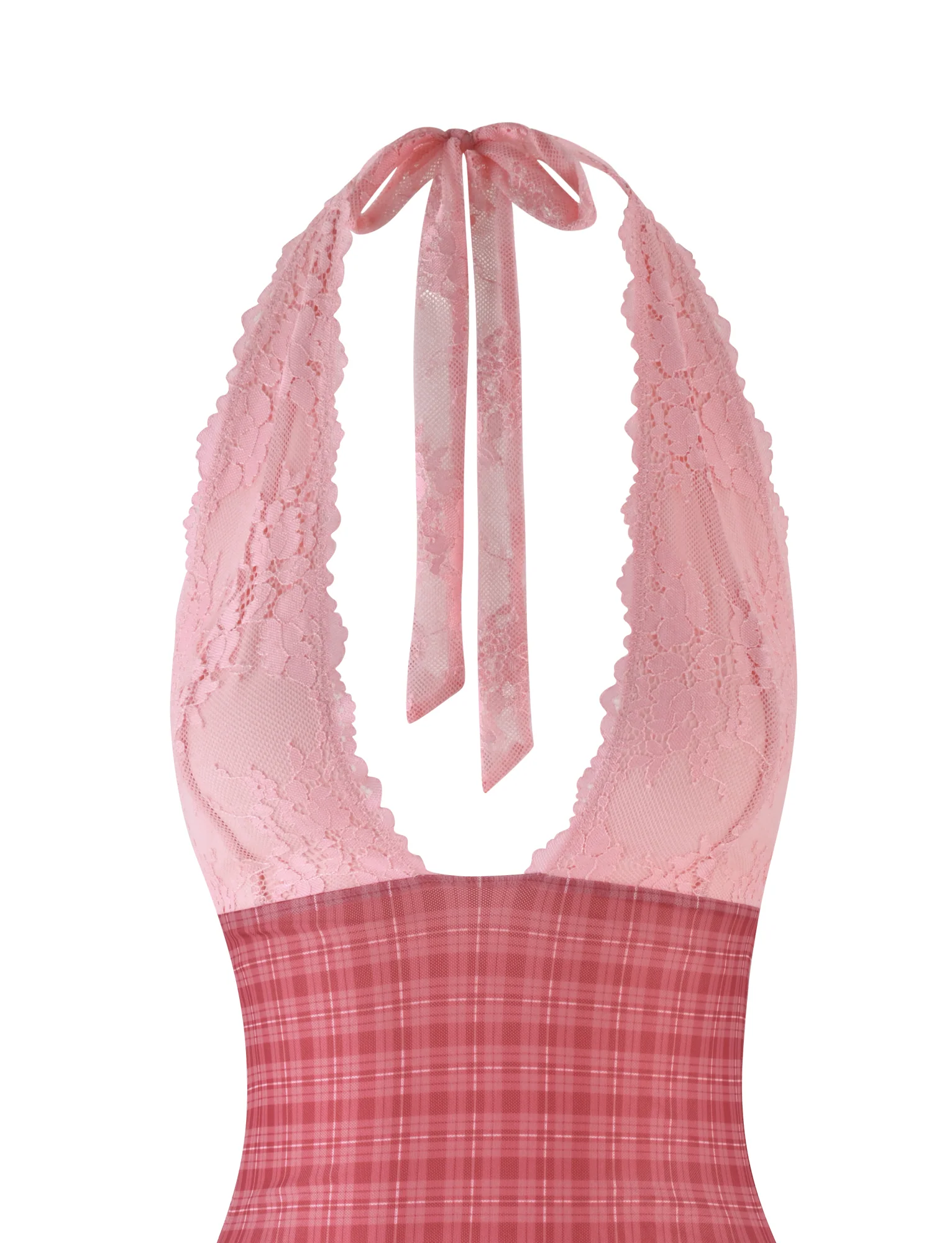 NAVIA DRESS - RED : RED CHECK