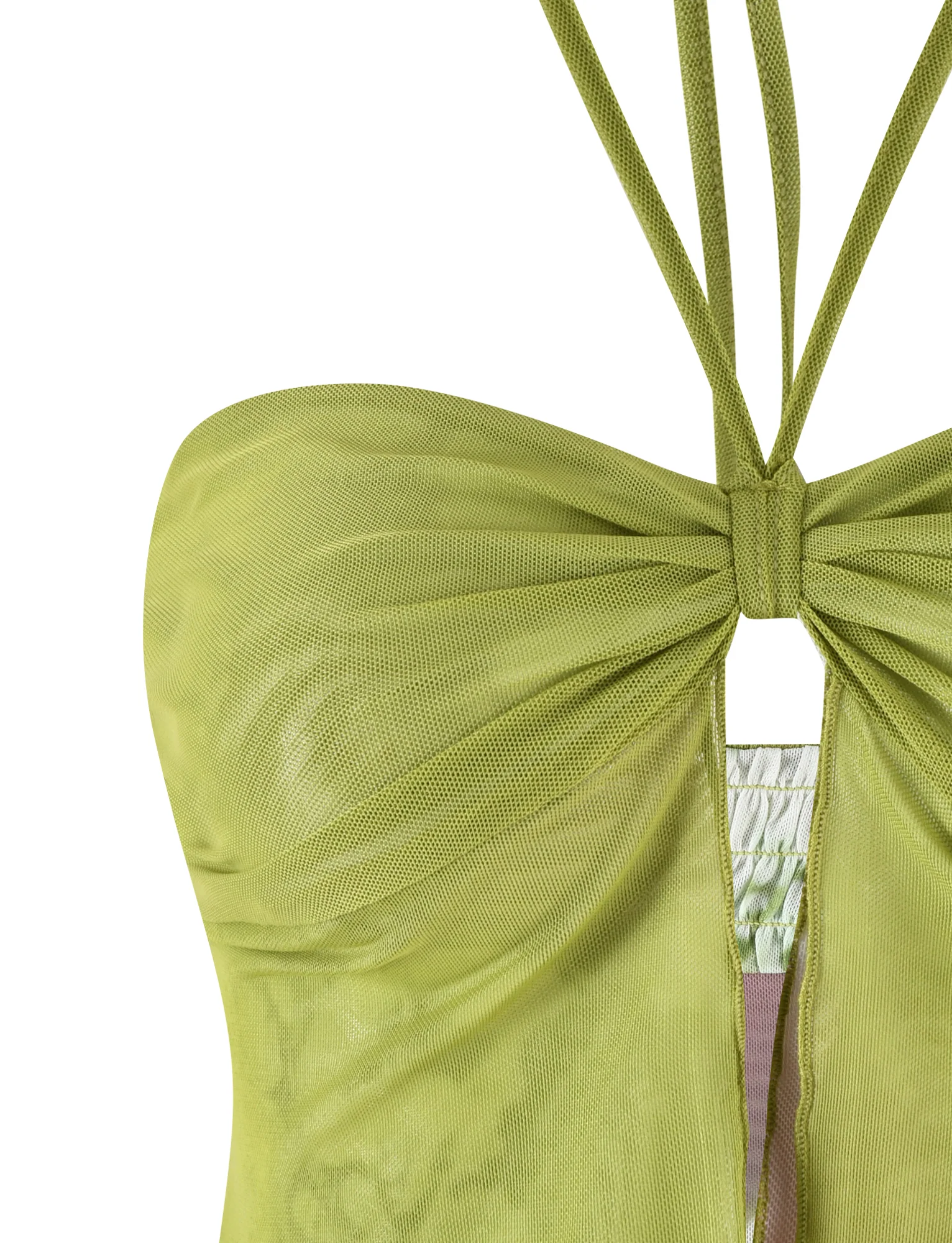 WAVERLY TOP - GREEN : FLORAL : STRIPE