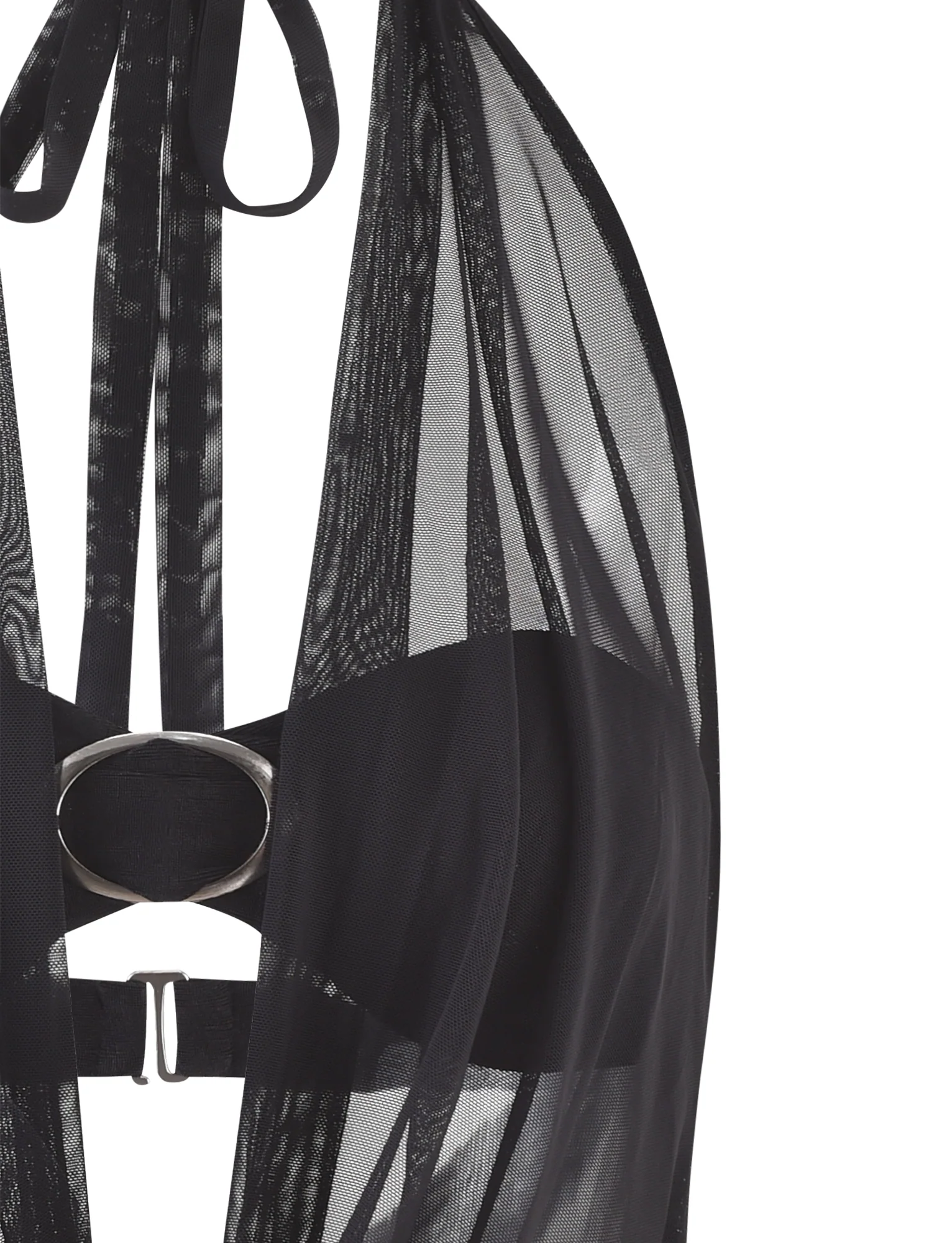 MAKENA TWO-PIECE TOP - BLACK