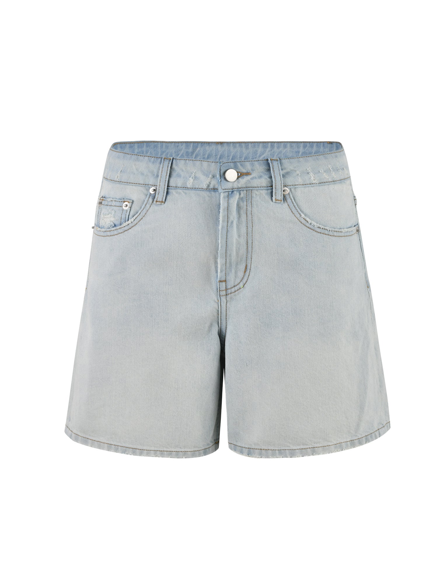 ZANDER SHORT - BLUE : LIGHT WASH